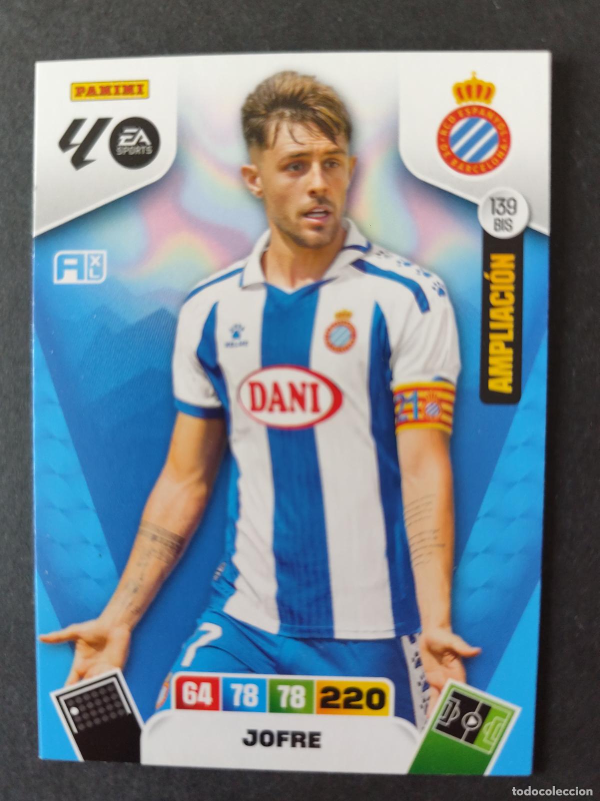 Cromos de F&uacute;tbol: 139 BIS JOFRE ESPANYOL AMPLIACI&Oacute;N ACTUALIZACI&Oacute;N ADRENALYN 2025 2026 25 26 PEDIDO M&Iacute;NIMO 2&euro;