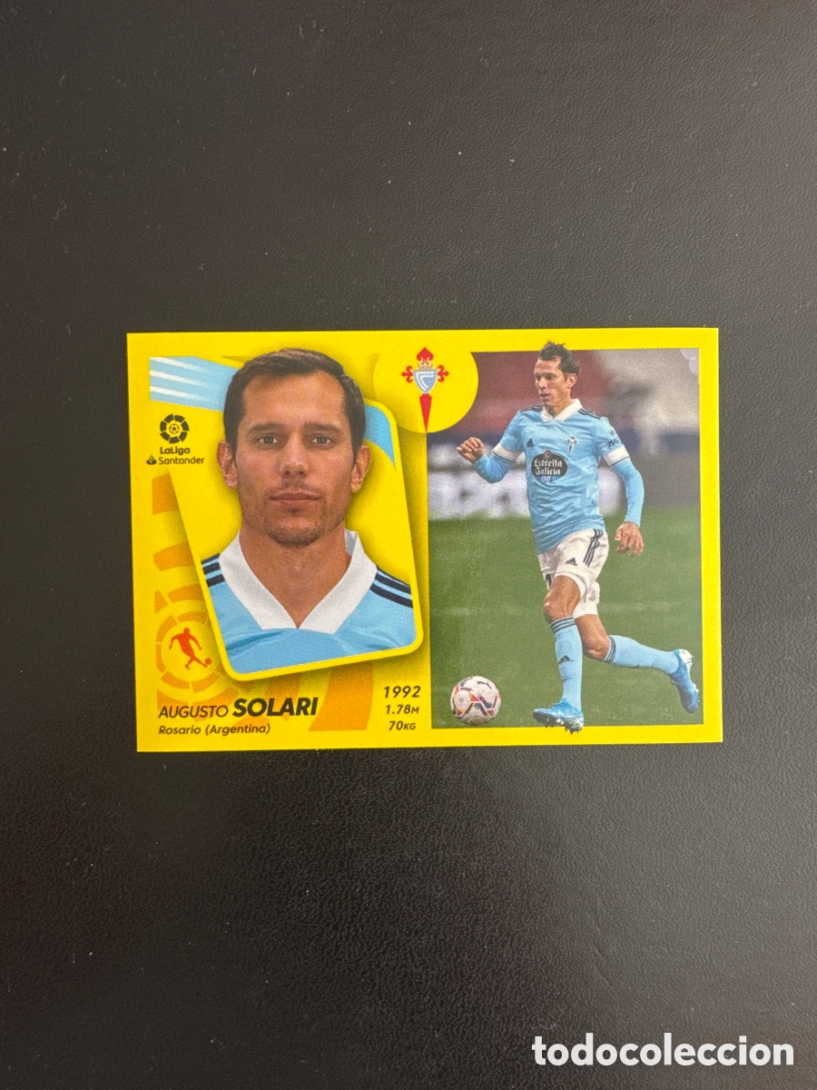 Cromos de F&uacute;tbol: SOLARI CELTA DE VIGO NUMERO 13 LIGA ESTE 2021 2022