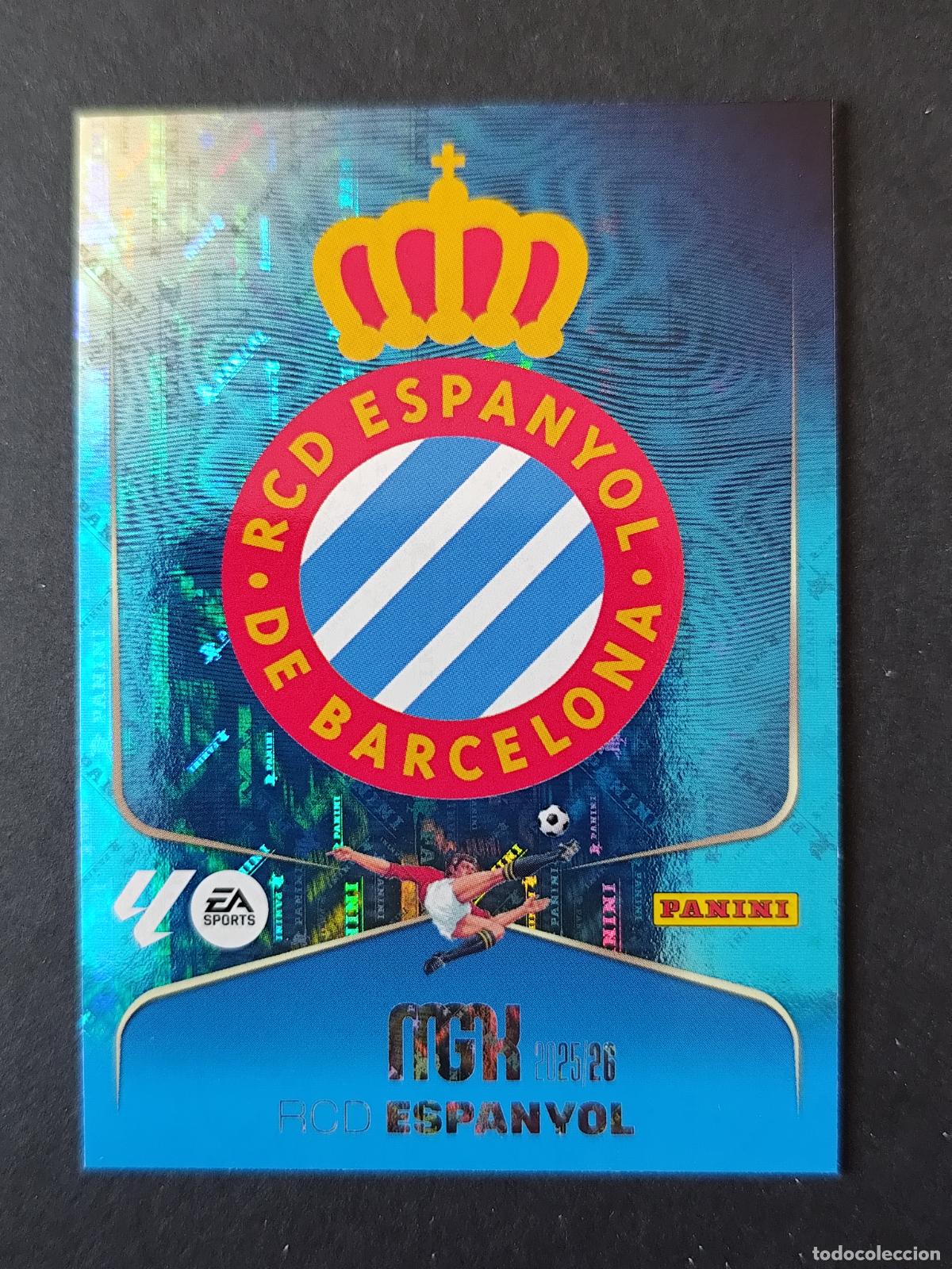 Cromos de F&uacute;tbol: 145 ESCUDO ESPANYOL MEGACRACKS 2025 2026 25 26