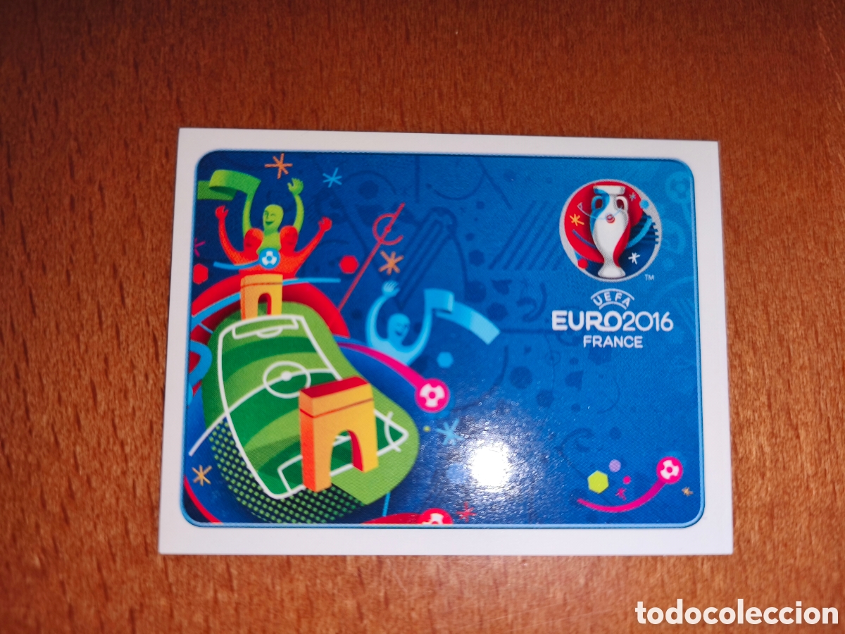 Cromos de F&uacute;tbol: Logo P&oacute;ster n&deg;8 Eurocopa Francia 2016 Panini