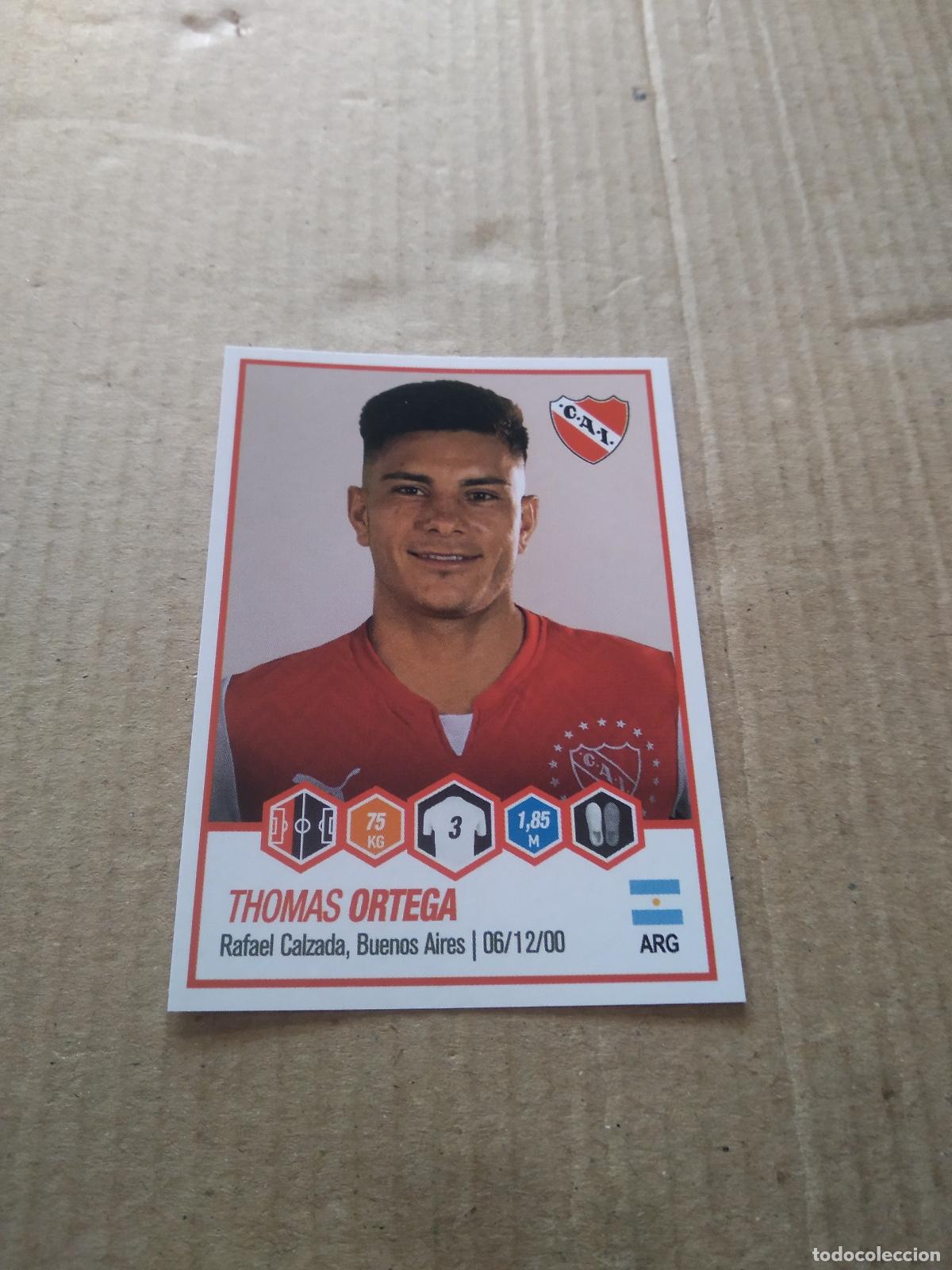 Cromos de F&uacute;tbol: 249 THOMAS ORTEGA INDEPENDIENTE CROMO FUTBOL ARGENTINO PANINI LIGA ARGENTINA 2022