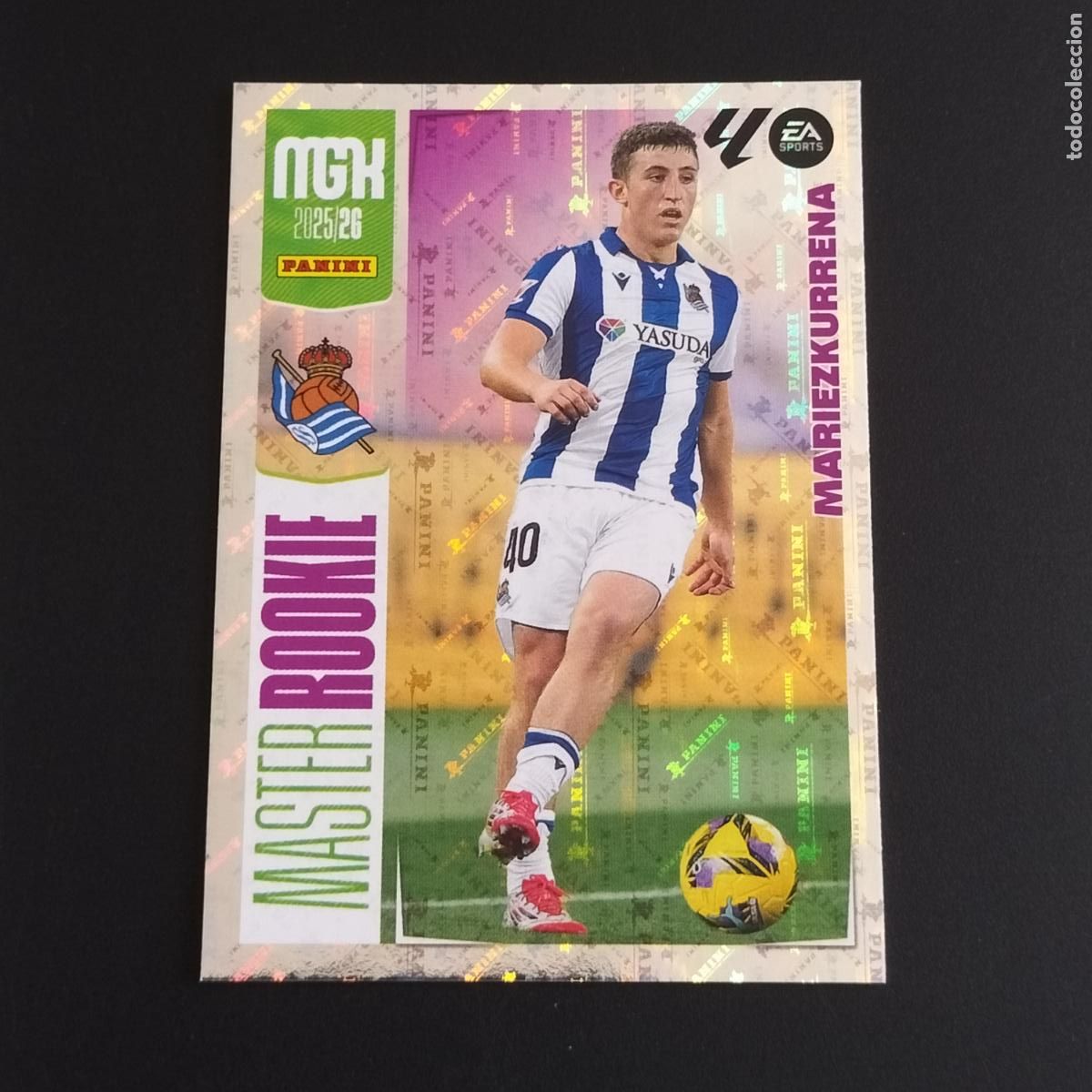 Cromos de F&uacute;tbol: MGK 417 MARIEZKURRENA MASTER ROOKIE REAL SOCIEDAD CROMOS MEGACRACKS LIGA FUTBOL 2025 2026 25 26