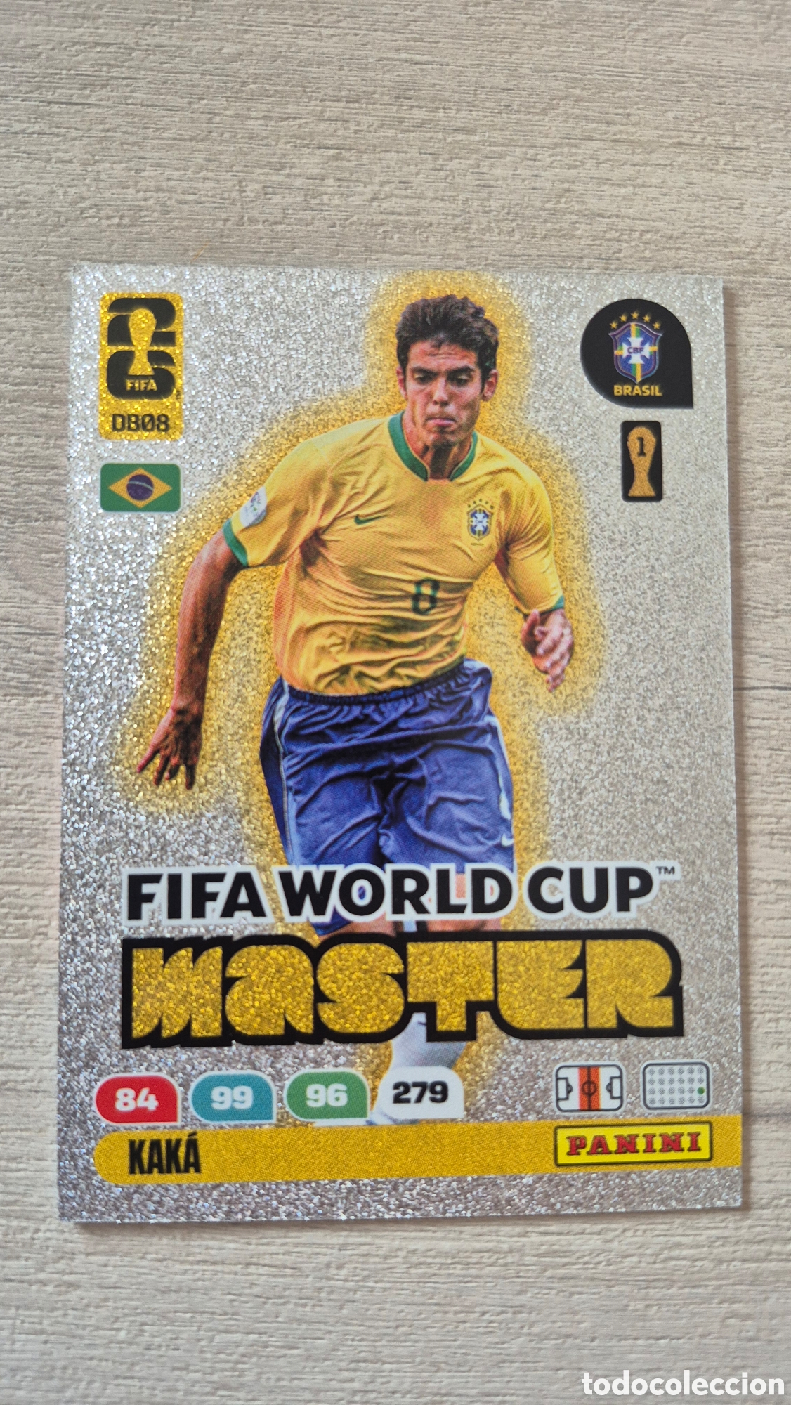 Cromos de F&uacute;tbol: DB08 FIFA World Cup Master Kaka Adrenalyn FIFA World Cup 26
