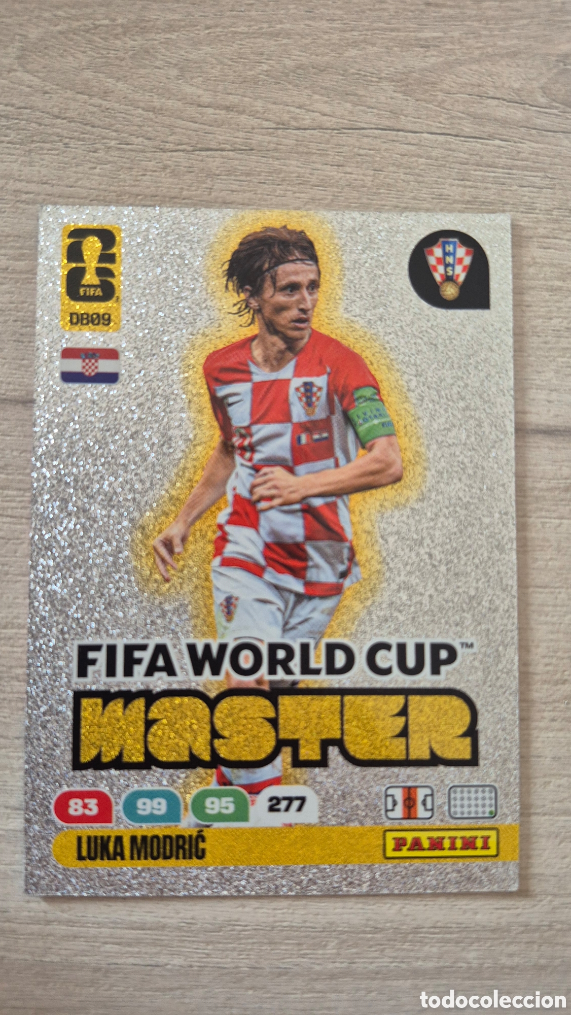 Cromos de F&uacute;tbol: DB09 FIFA World Cup Master Luka Modric Adrenalyn FIFA World Cup 26