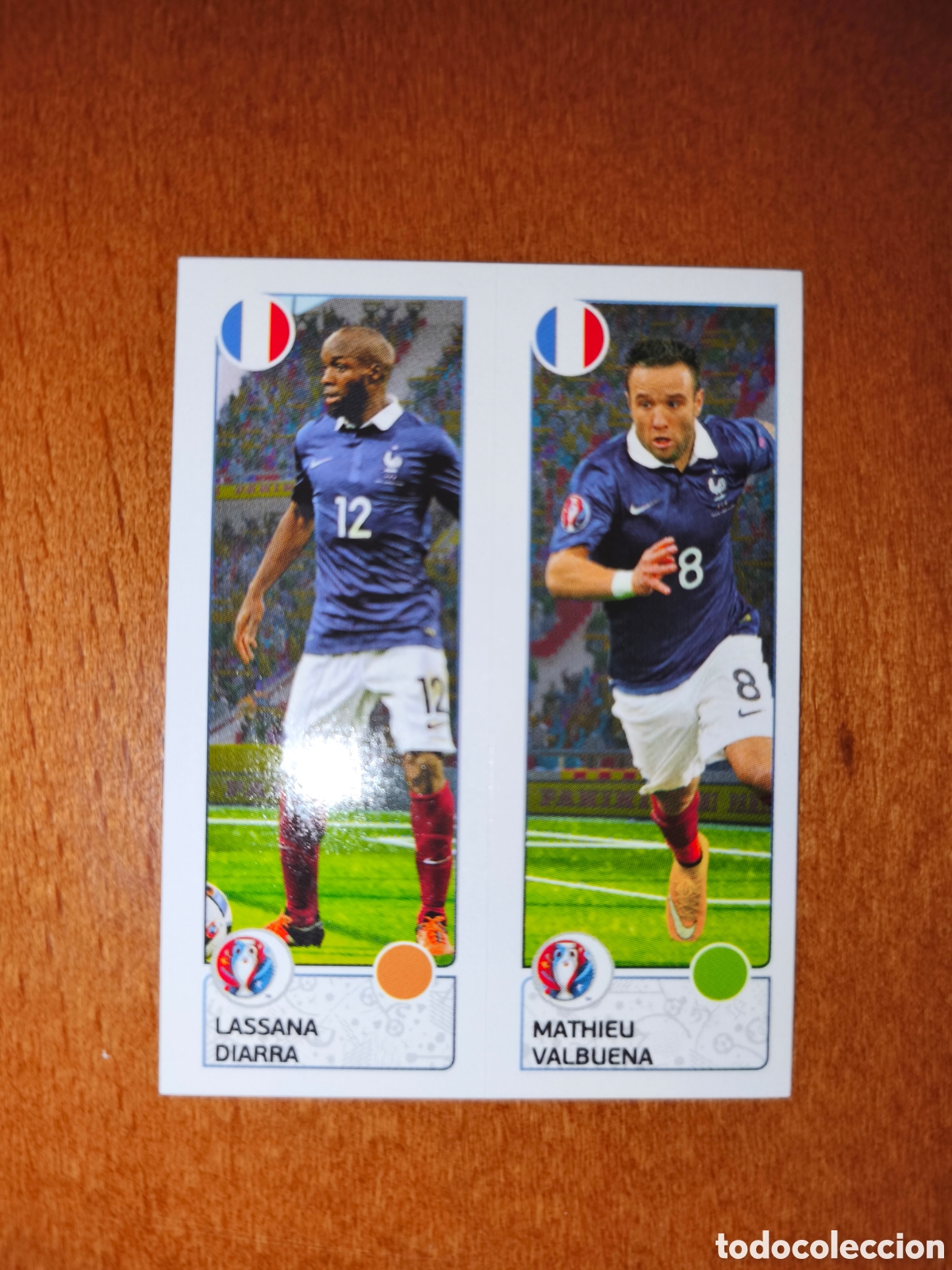 Figurine di Calcio: Lassana Diarra/Mathieu Valbuena n&deg;41 UEFA Euro 2016 Francia