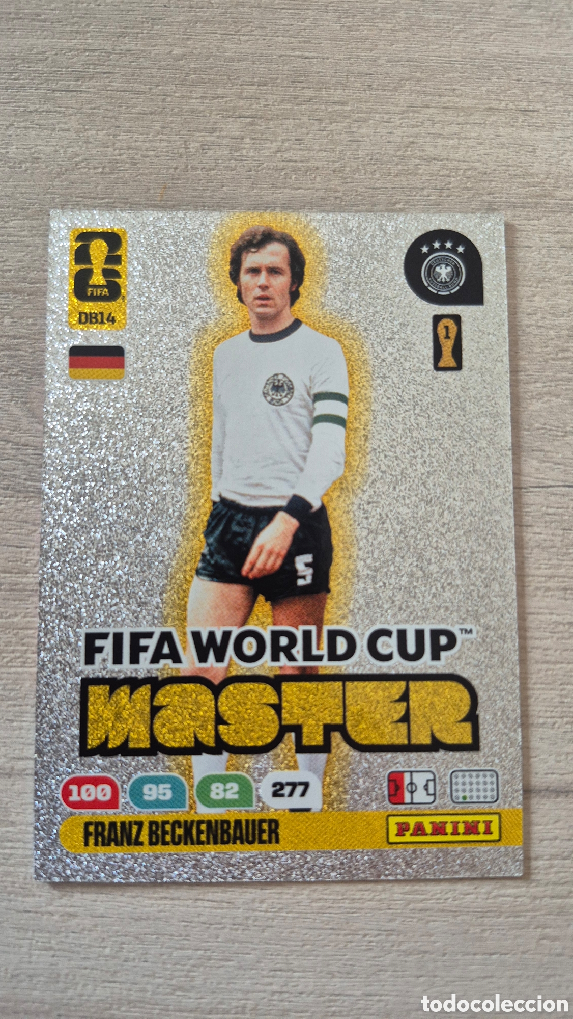 Cromos de F&uacute;tbol: DB14 FIFA World Cup Master Franz Beckenbauer Adrenalyn FIFA World Cup 26
