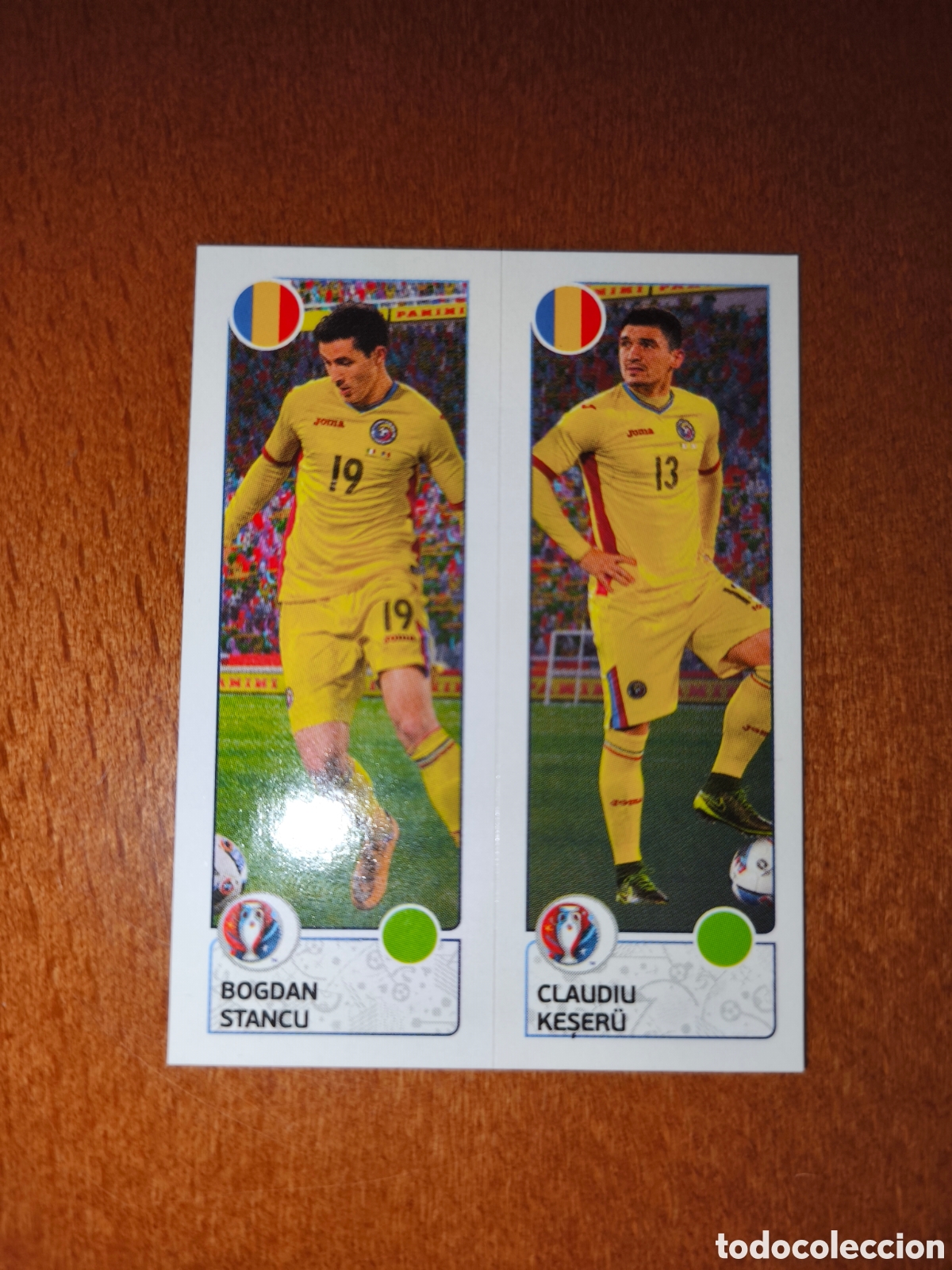 Cromos de F&uacute;tbol: Bogdan Stancu/Claudiu Keseru n&deg;48 UEFA Euro 2016 Ruman&iacute;a