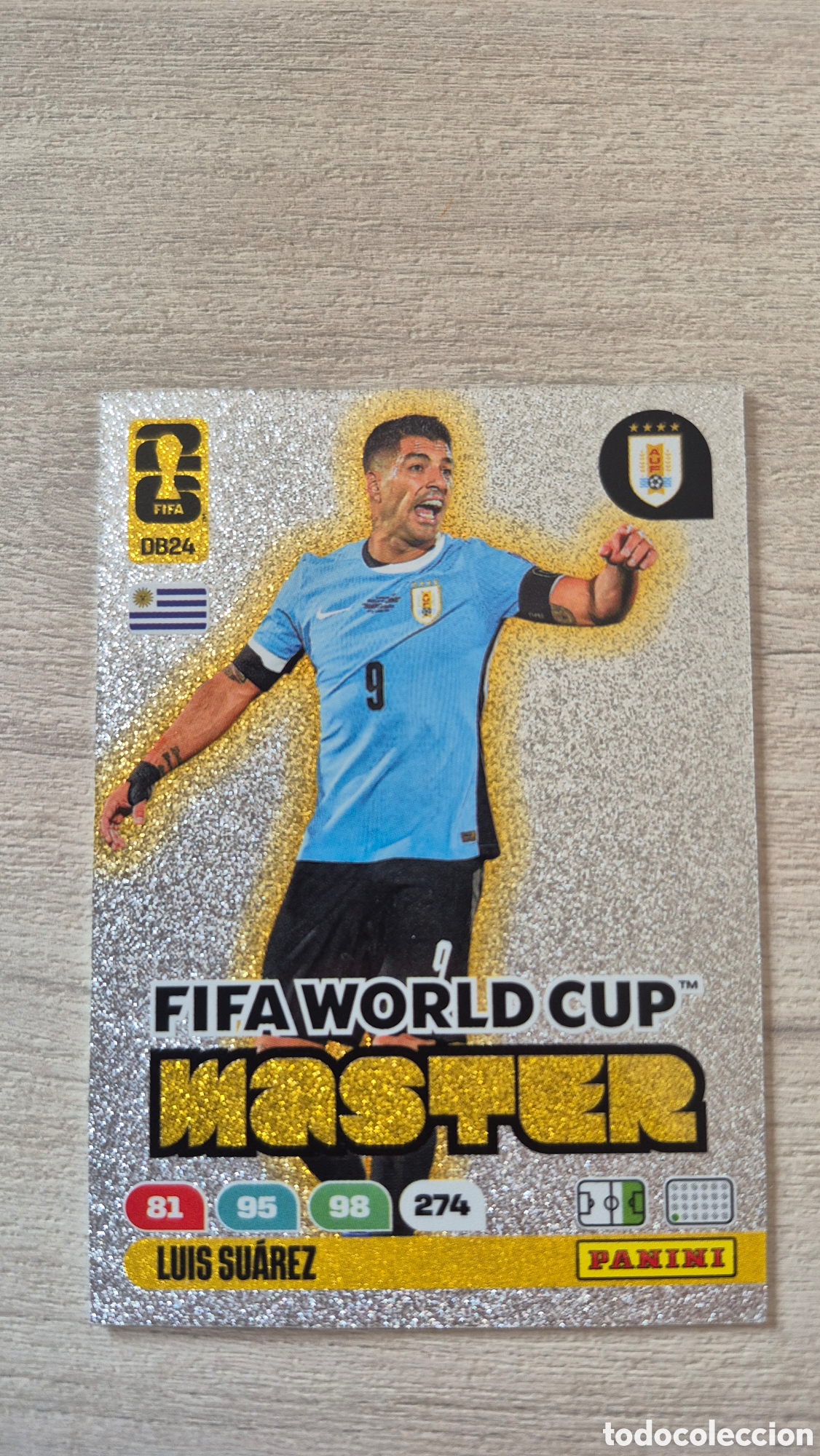 Cromos de F&uacute;tbol: DB24 FIFA World Cup Master Luis Su&aacute;rez FIFA World Cup 26