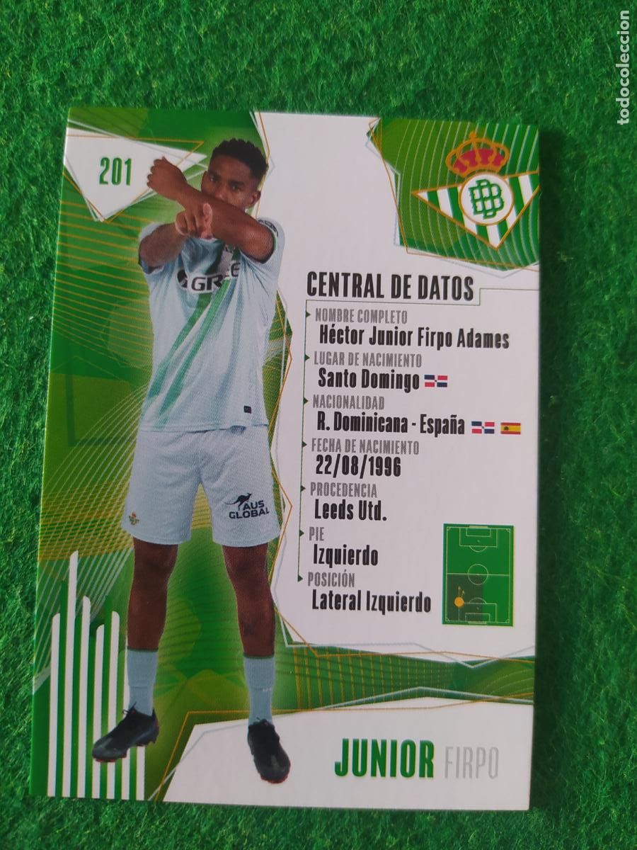 Cromos de F&uacute;tbol: BETIS CARDS 2025 2026 N&ordm; 201 JUNIOR