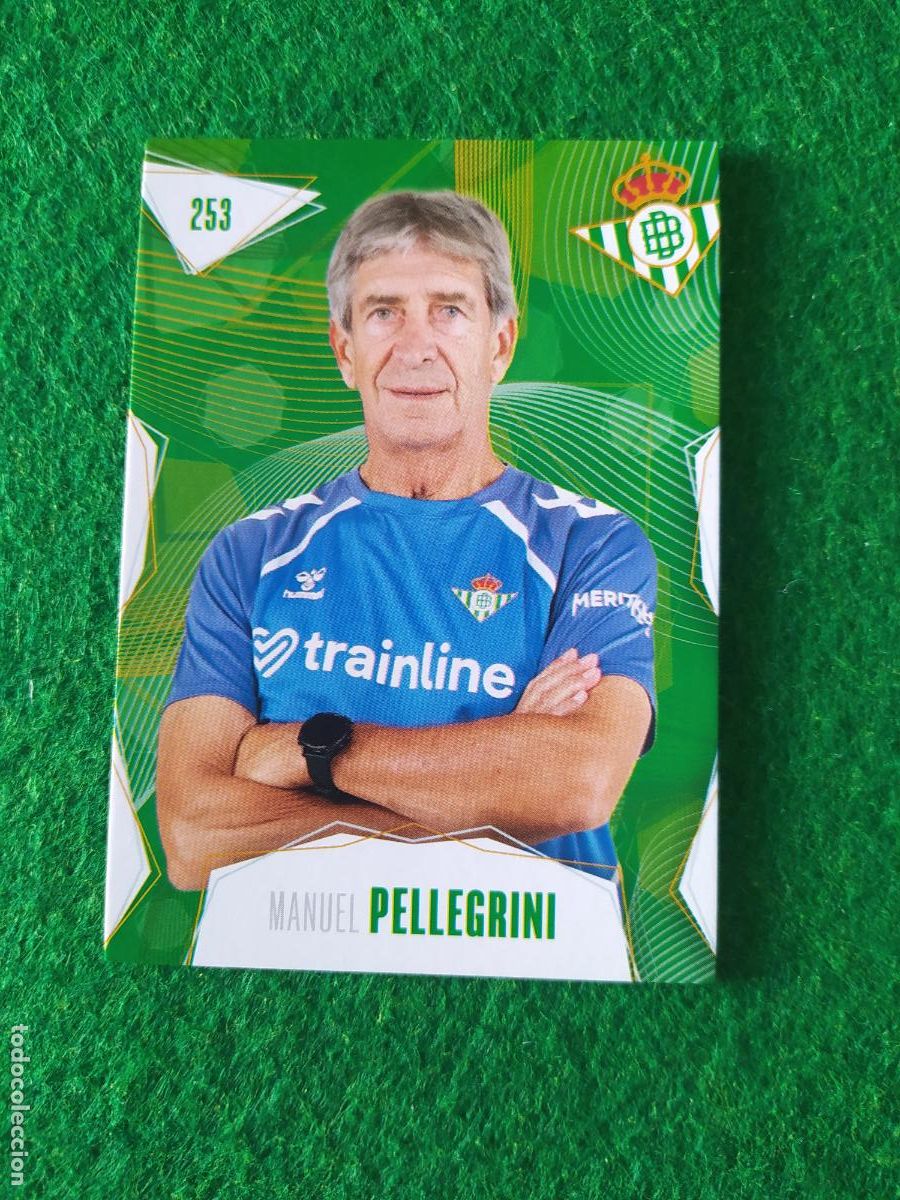 Cromos de F&uacute;tbol: BETIS CARDS 2025 2026 N&ordm; 253 MANUEL PELLEGRINI