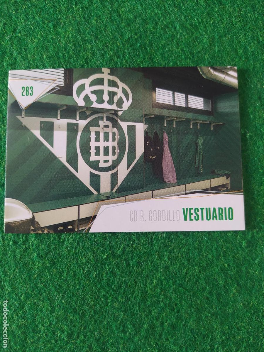 Cromos de F&uacute;tbol: BETIS CARDS 2025 2026 N&ordm; 283 VESTUARIO