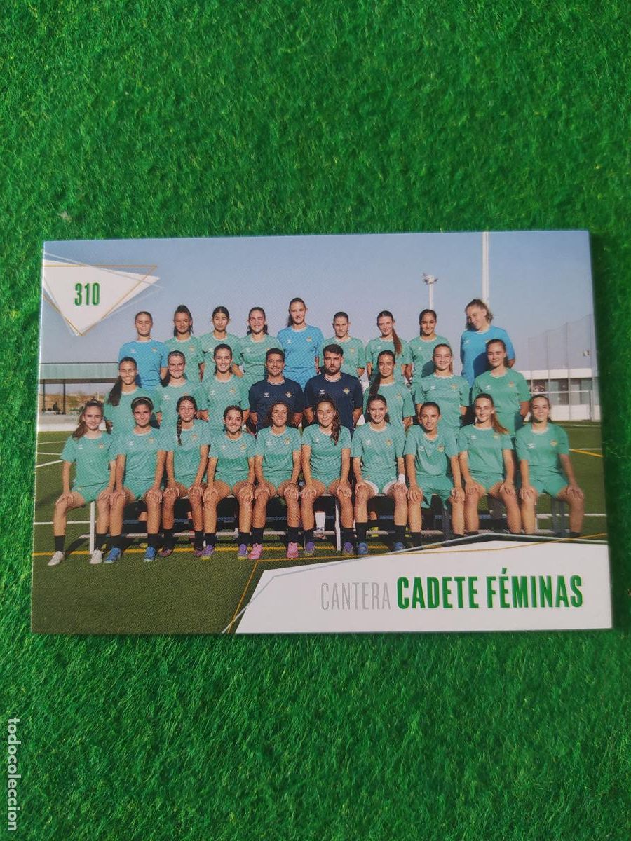 Cromos de F&uacute;tbol: BETIS CARDS 2025 2026 N&ordm; 310 CADETE FEMINAS
