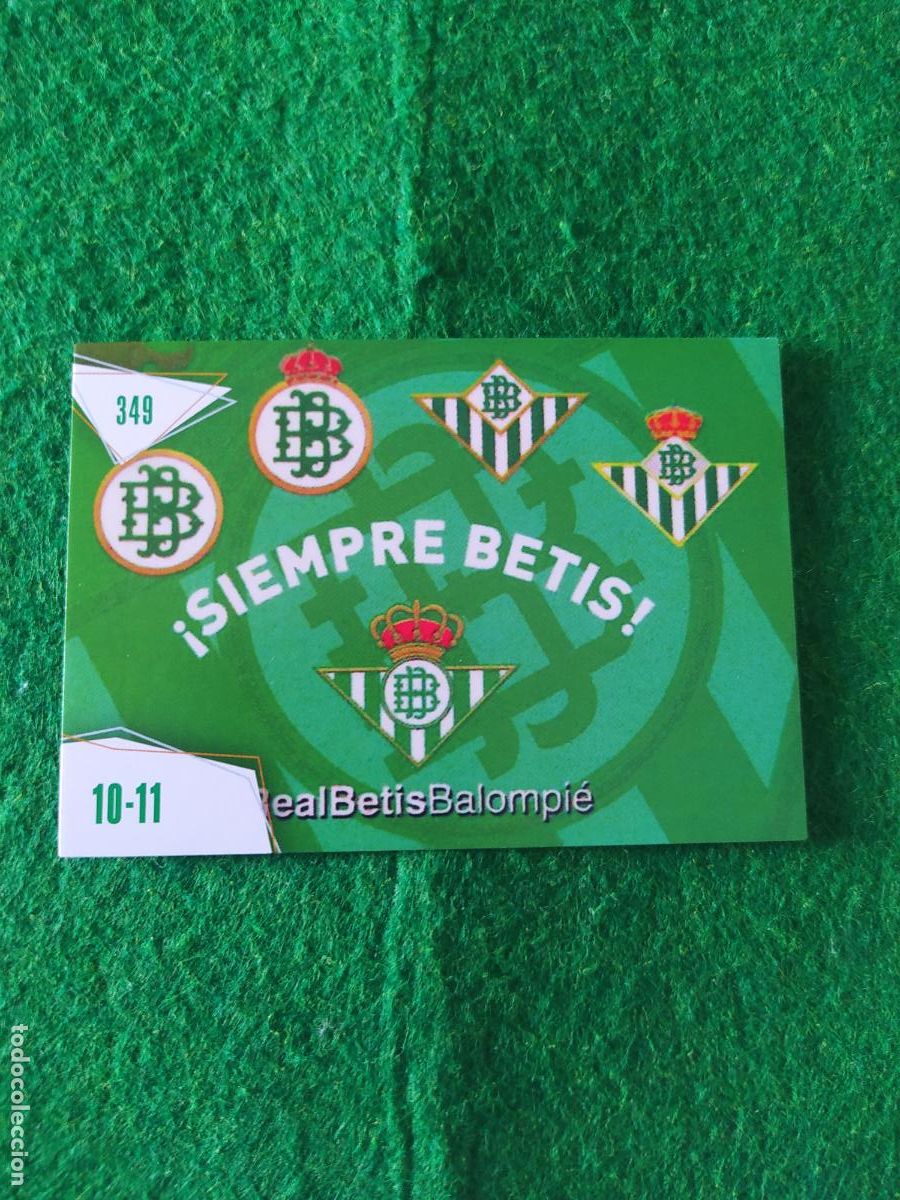 Cartes &agrave; collectionner de Football: BETIS CARDS 2025 2026 N&ordm; 349 CARNET 10/11