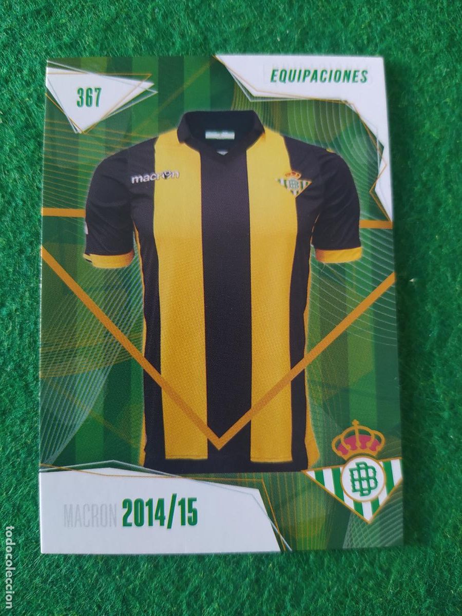 Cartes &agrave; collectionner de Football: BETIS CARDS 2025 2026 N&ordm; 367 EQUIPACIONES 14/15