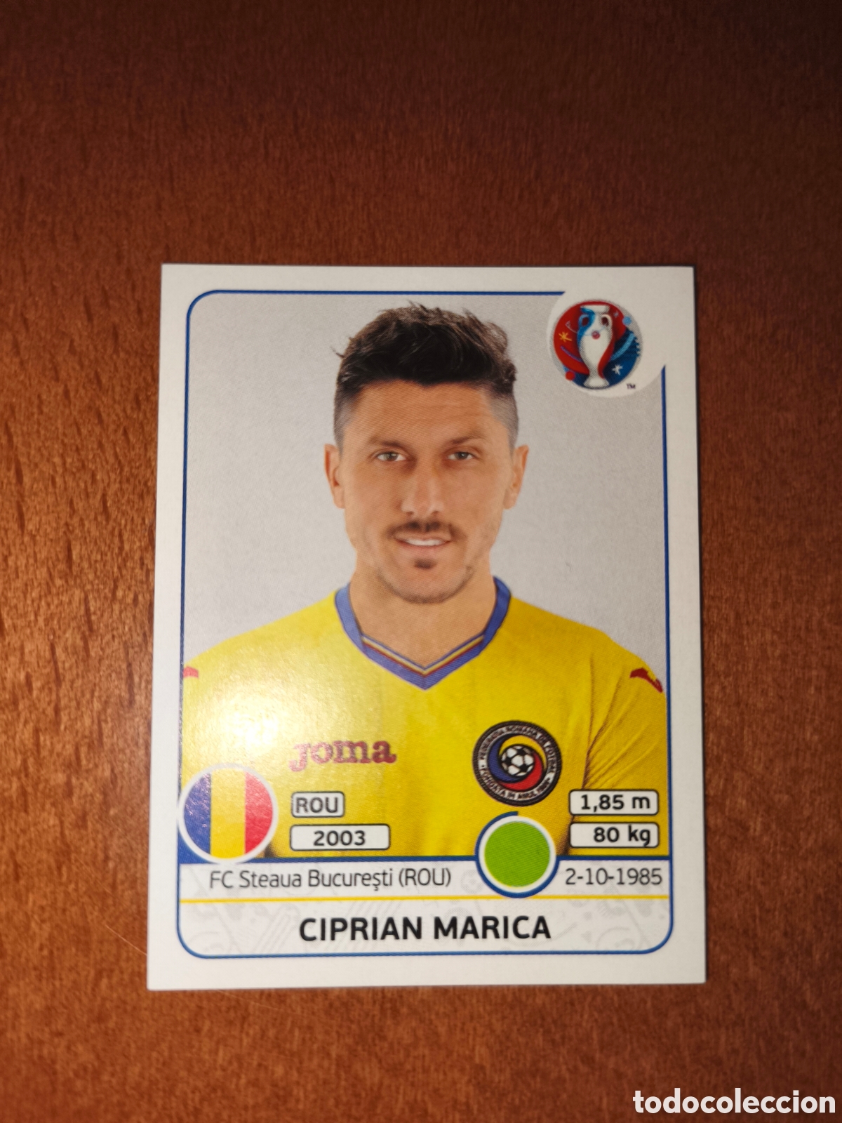 Fu&szlig;ball-Sticker: Ciprian Marica n&deg;68 UEFA Euro 2016 Ruman&iacute;a