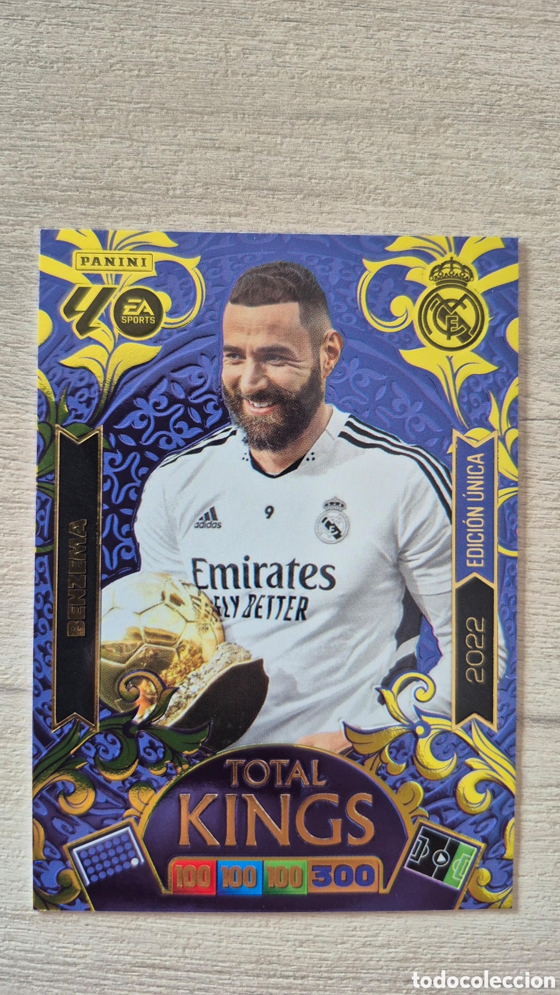 Cromos de F&uacute;tbol: Total Kings Benzema Dreambox Adrenalyn 25/26