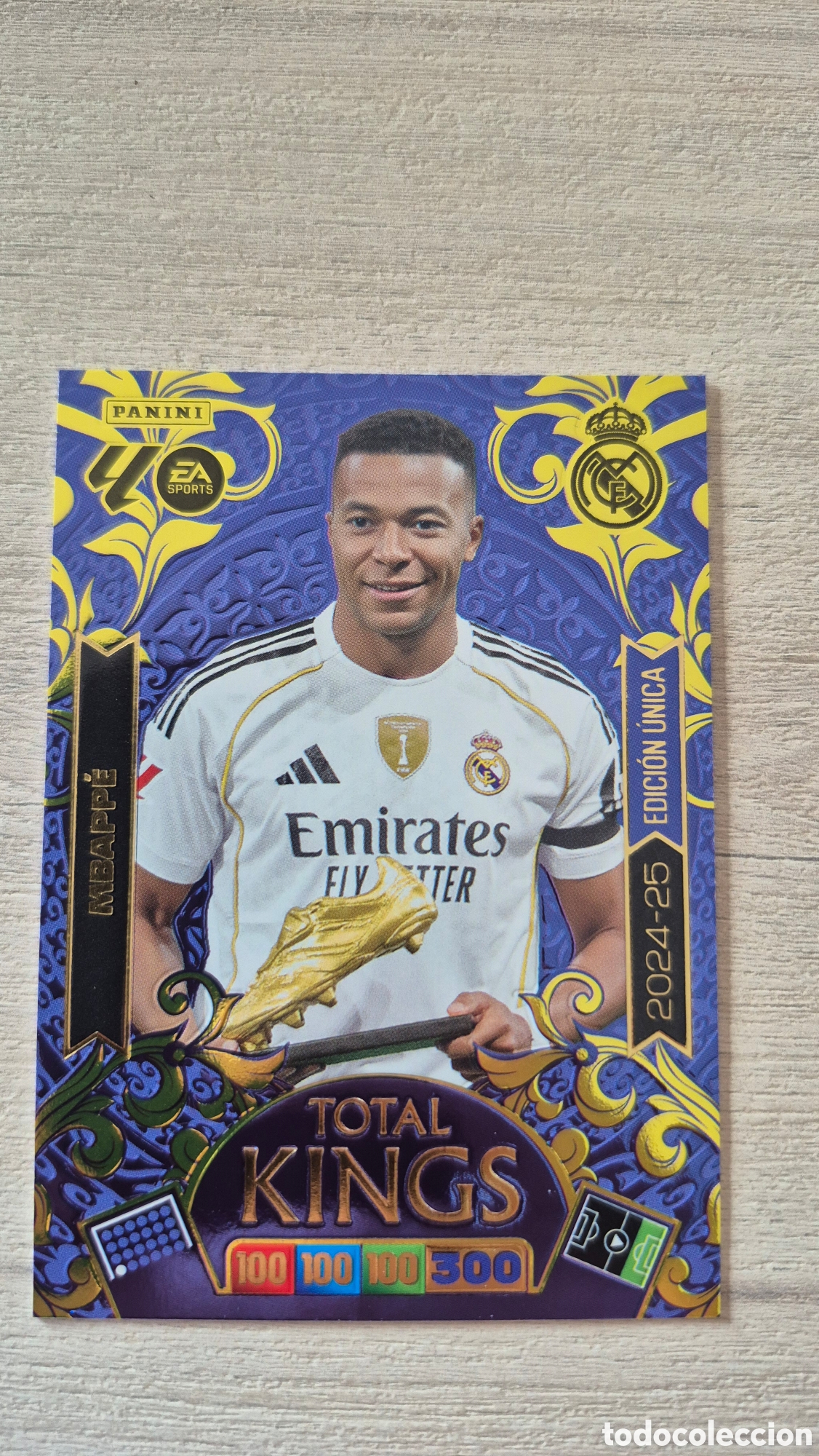 Cromos de F&uacute;tbol: Total Kings Mbappe Dreambox Adrenalyn 25/26