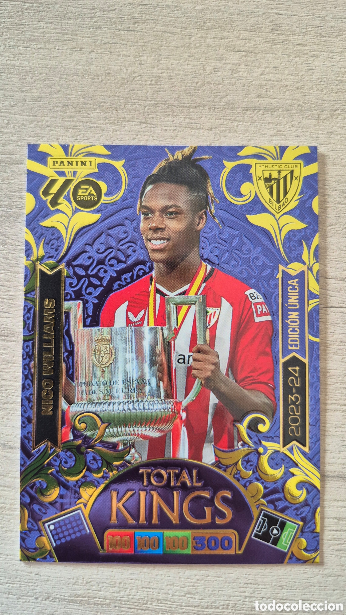 Cromos de F&uacute;tbol: Total Kings Nico Williams Dreambox Adrenalyn 25/26