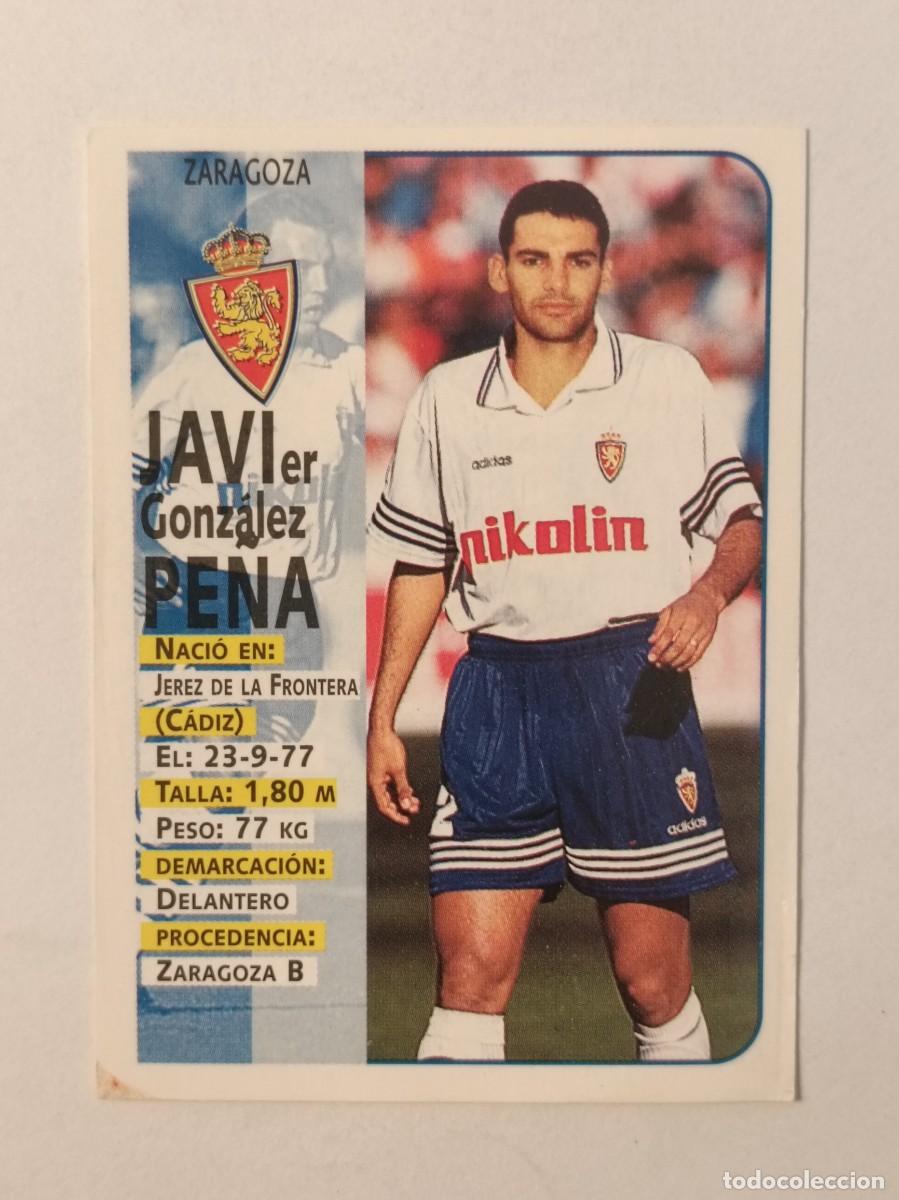 Cromos de F&uacute;tbol: #408 JAVI PE&Ntilde;A (ULTIMOS FICHAJES) REAL ZARAGOZA LIGA 98/99 PANINI