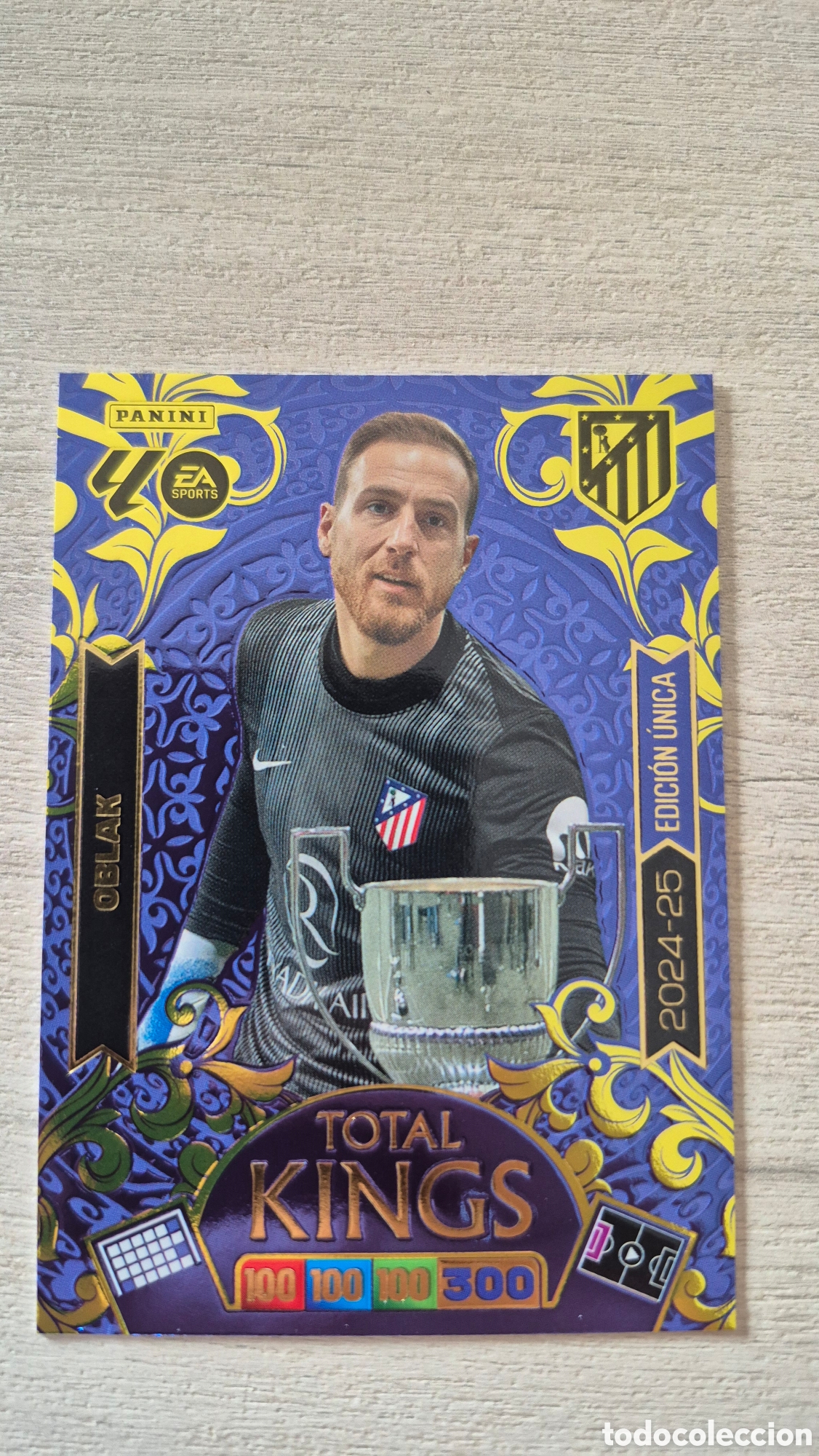 Cromos de F&uacute;tbol: Total Kings Oblak Dreambox Adrenalyn 25/26