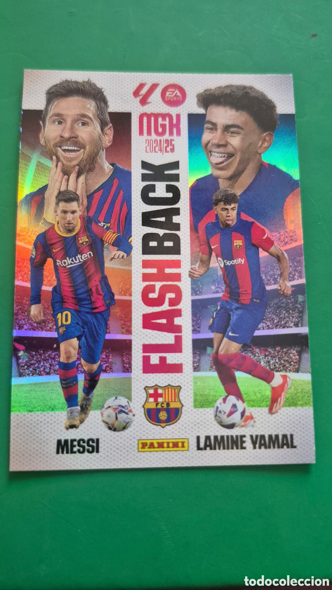 Cromos de F&uacute;tbol: 429 LAMINE YAMAL MESSI BARCELONA BAR&Ccedil;A CROMO FUTBOL MEGACRACKS PANINI LIGA 24-25
