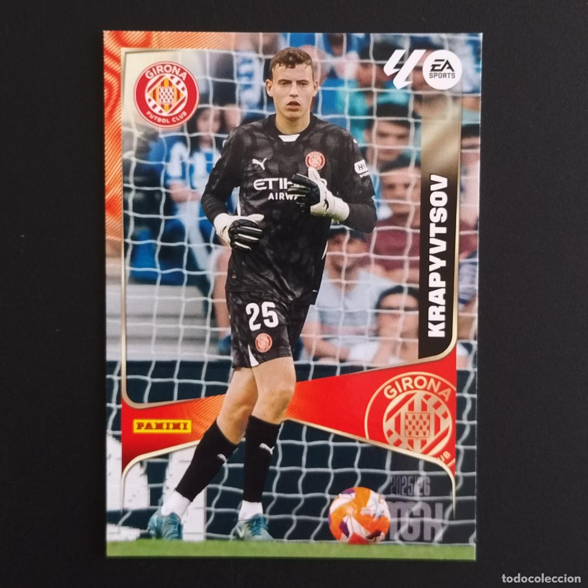 Cromos de F&uacute;tbol: MGK 183 KRAPYVTSOV GIRONA CROMOS MEGACRACKS LIGA FUTBOL 2025 2026 25 26
