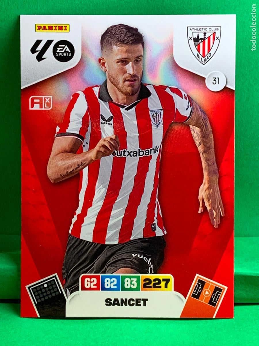 Cromos de F&uacute;tbol: 31 Sancet Athletic Club Base card ADRENALYN XL LIGA 2025/2026 25 26 PANINI