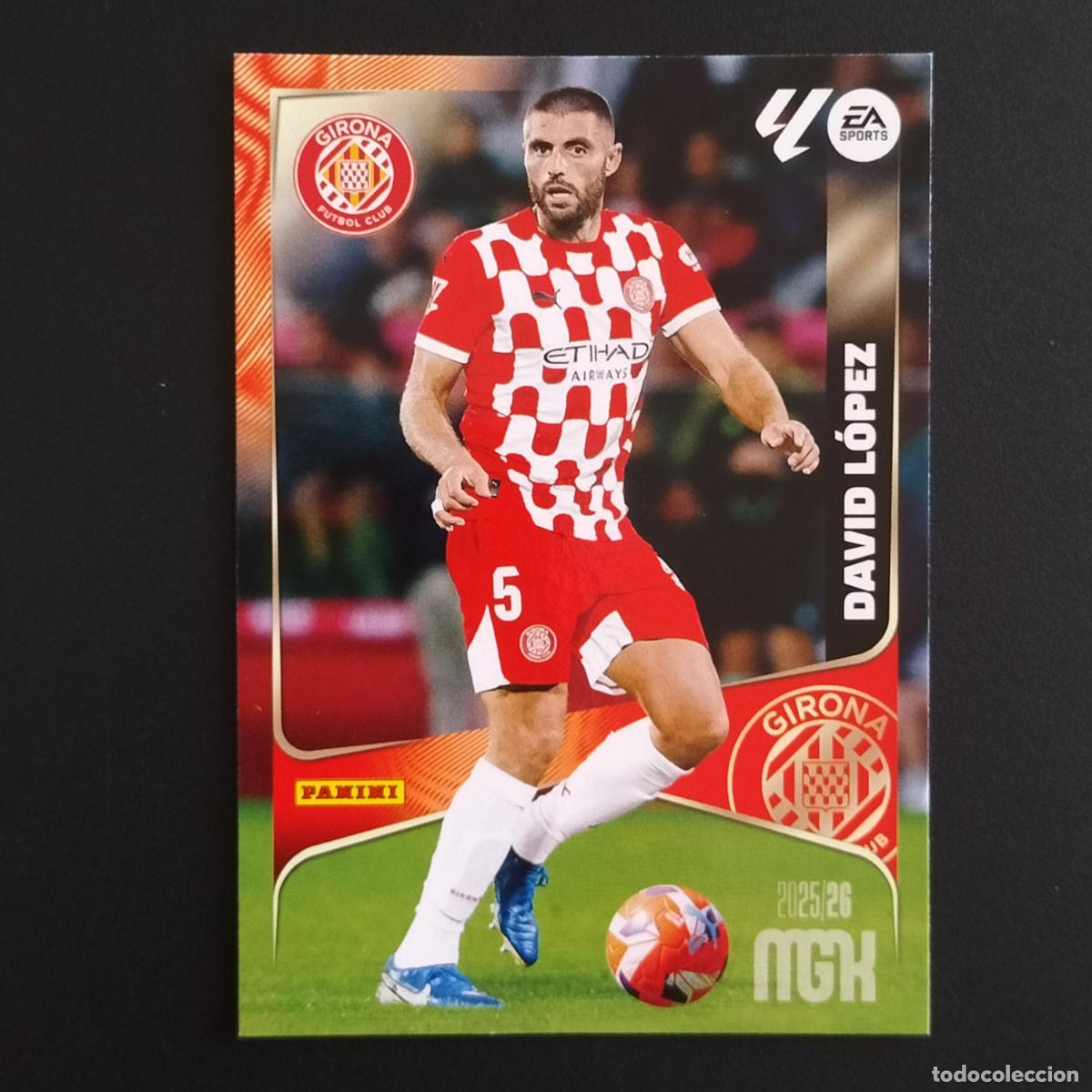 Cromos de F&uacute;tbol: MGK 185 DAVID LOPEZ GIRONA CROMOS MEGACRACKS LIGA FUTBOL 2025 2026 25 26