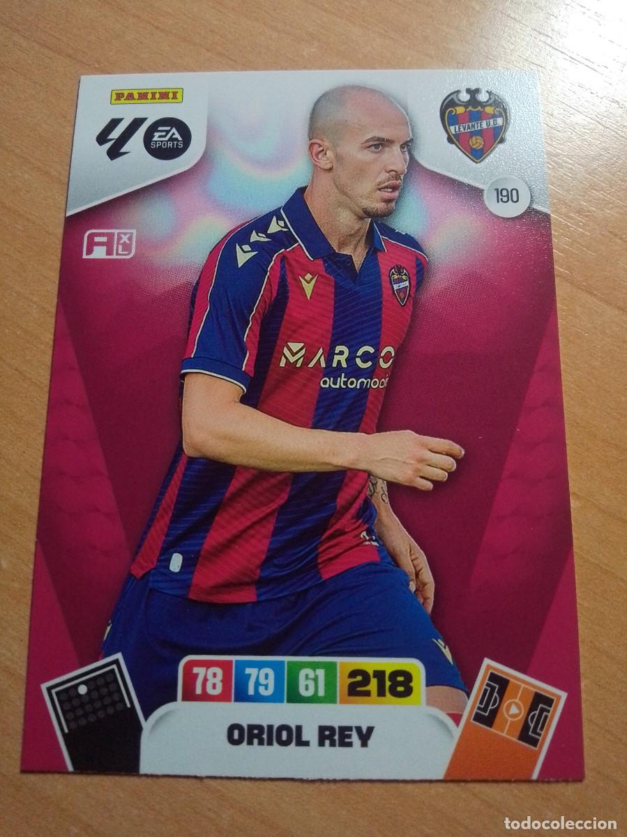 Cromos de F&uacute;tbol: 190 ORIOL REY DEL LEVANTE 25 26 ADRENALYN XL 2025 2026 NUEVO DE SOBRE