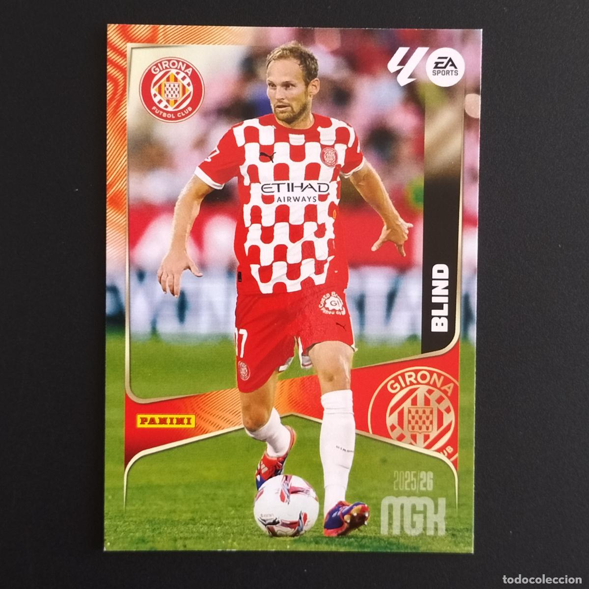 Cromos de F&uacute;tbol: MGK 187 BLIND GIRONA CROMOS MEGACRACKS LIGA FUTBOL 2025 2026 25 26