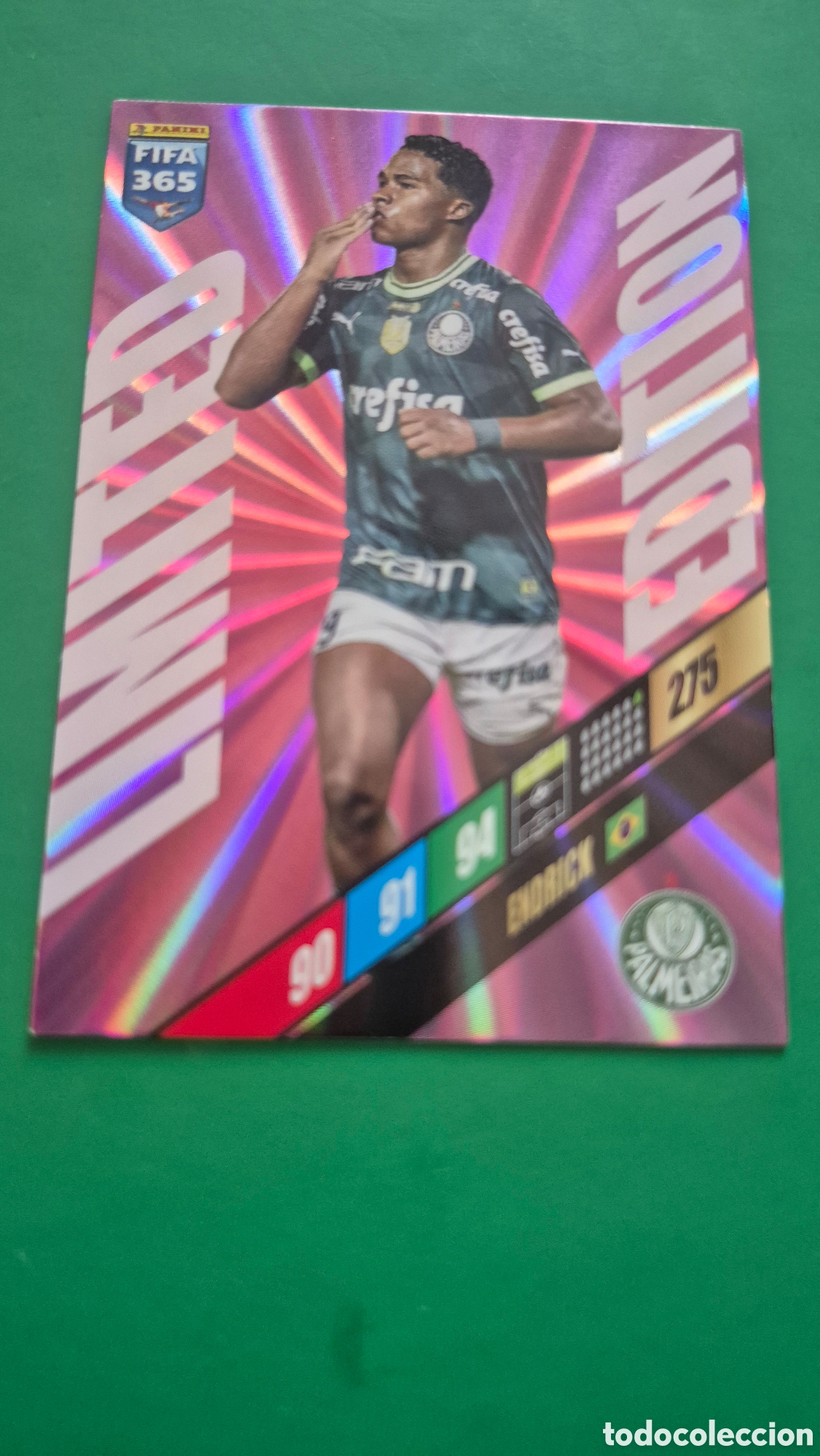 Cromos de Futebol: ENDRICK PALMEIRAS LIMITED EDITION PANINI FIFA 365 2023 2024 23 24