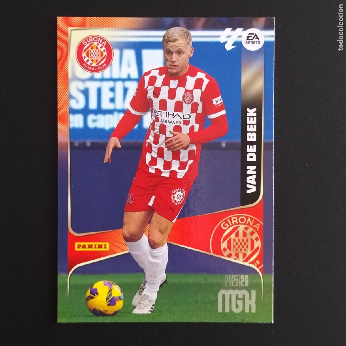 Cromos de Futebol: MGK 190 VAN DE BEEK GIRONA CROMOS MEGACRACKS LIGA FUTBOL 2025 2026 25 26