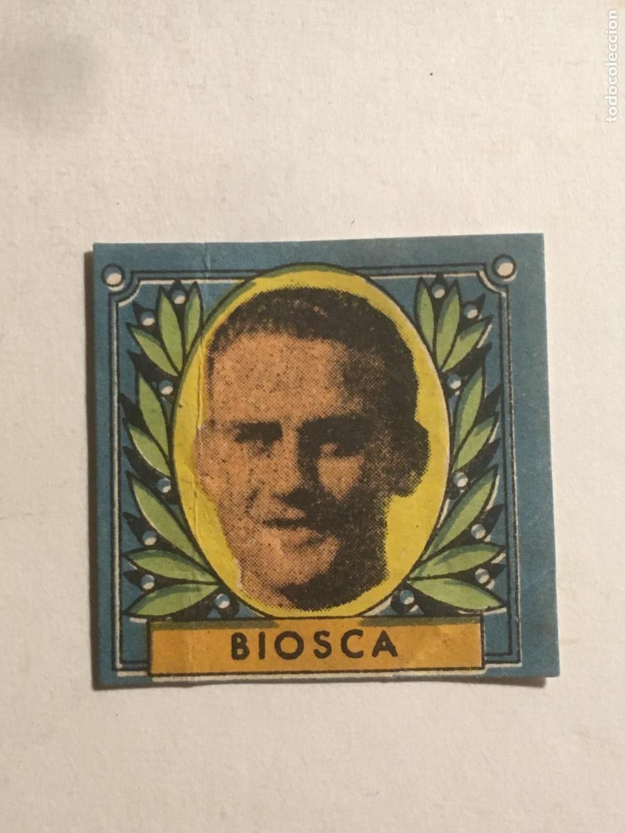Figurine di Calcio: biosca barcelona cromo original del album platin detergente nunca pegado muy buen estado