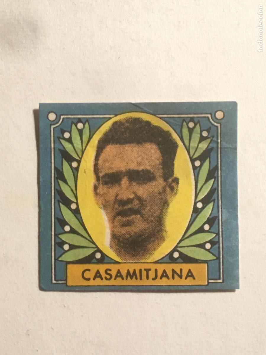 Cromos de F&uacute;tbol: casamitjana espa&ntilde;ol cromo original del album platin detergente nunca pegado muy buen estado