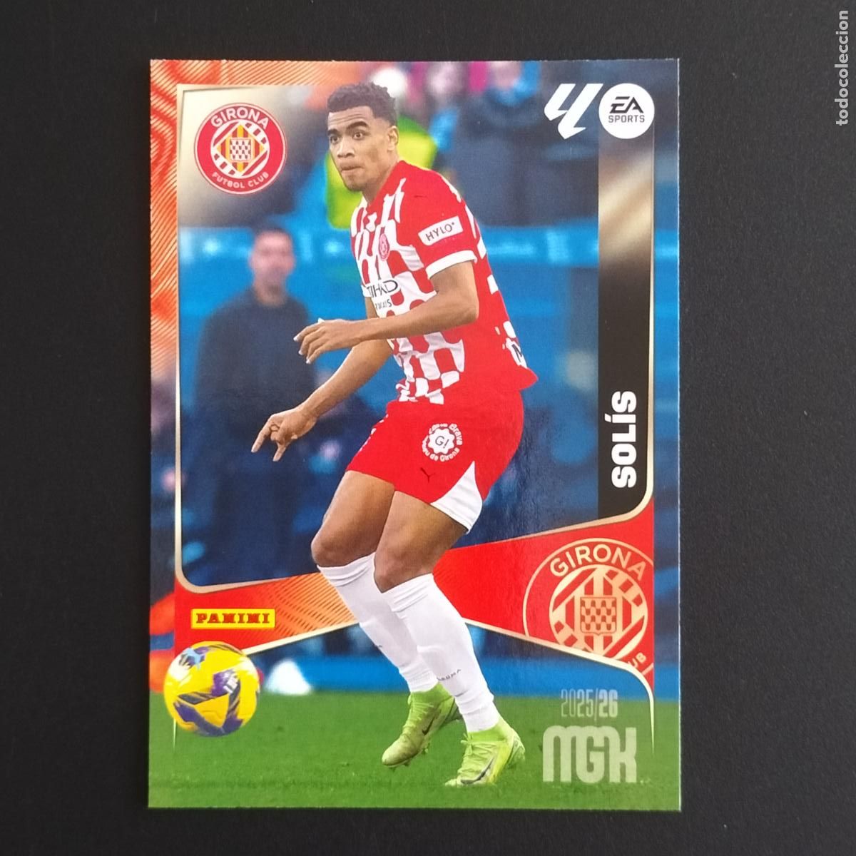 Cromos de Futebol: MGK 191 SOLIS GIRONA CROMOS MEGACRACKS LIGA FUTBOL 2025 2026 25 26
