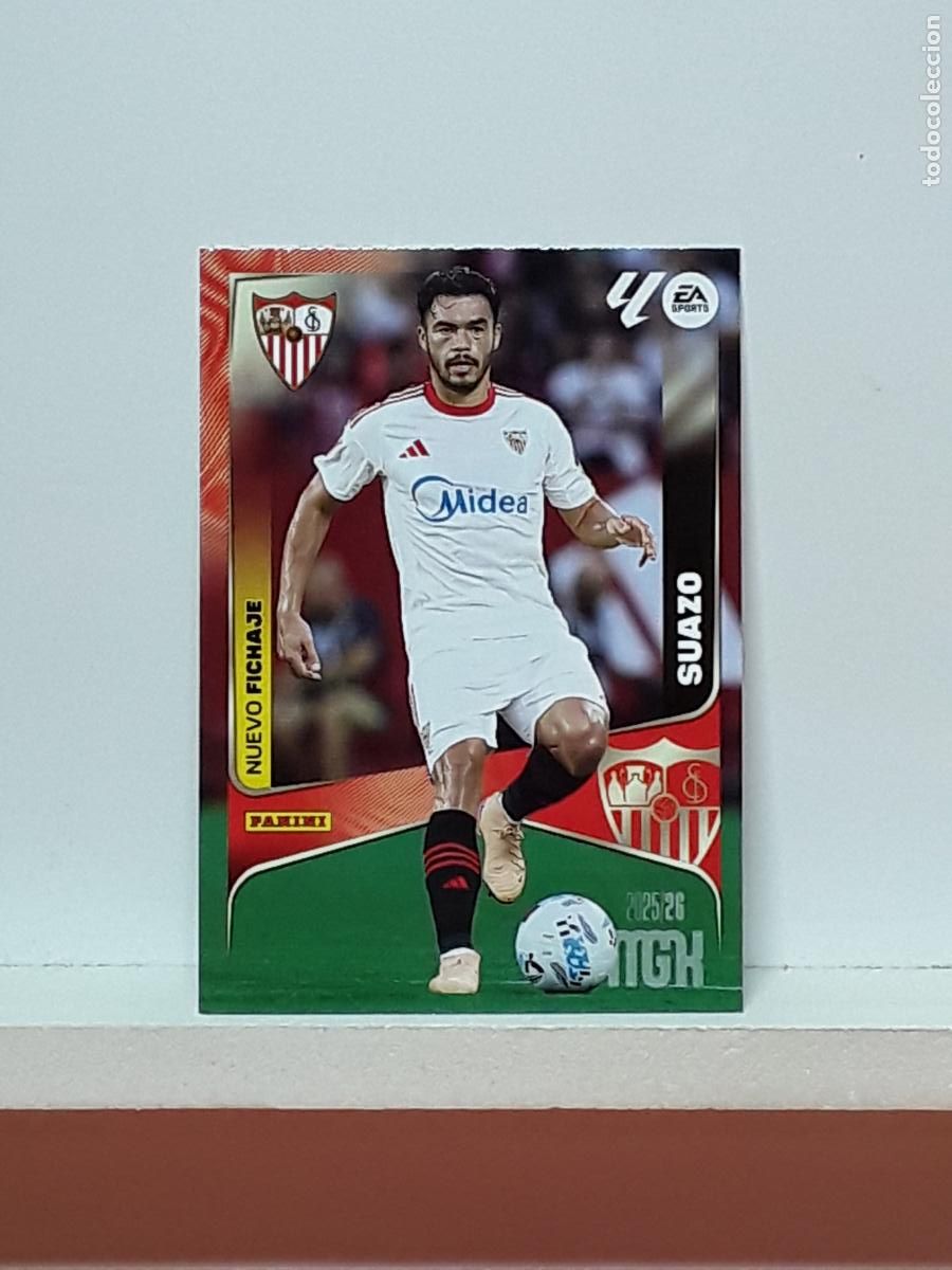Fu&szlig;ball-Sticker: MEGACRACKS 2025 2026 MGK 25 26 ALBUM PANINI LIGA N 460 SEVILLA SEGUNDA GABRIEL SUAZO
