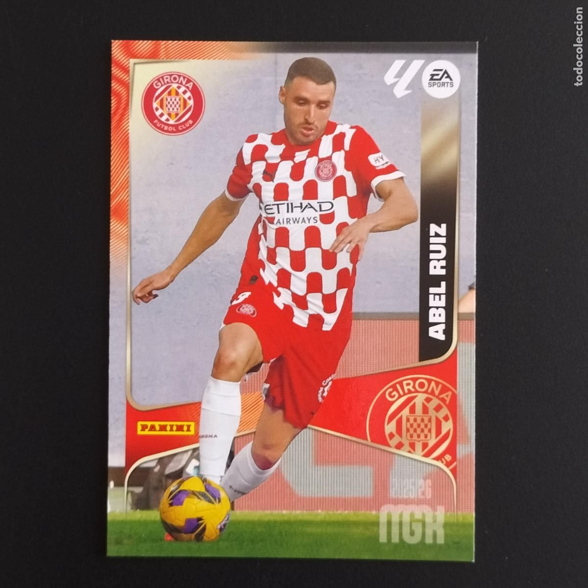 Cromos de F&uacute;tbol: MGK 196 ABEL RUIZ GIRONA CROMOS MEGACRACKS LIGA FUTBOL 2025 2026 25 26