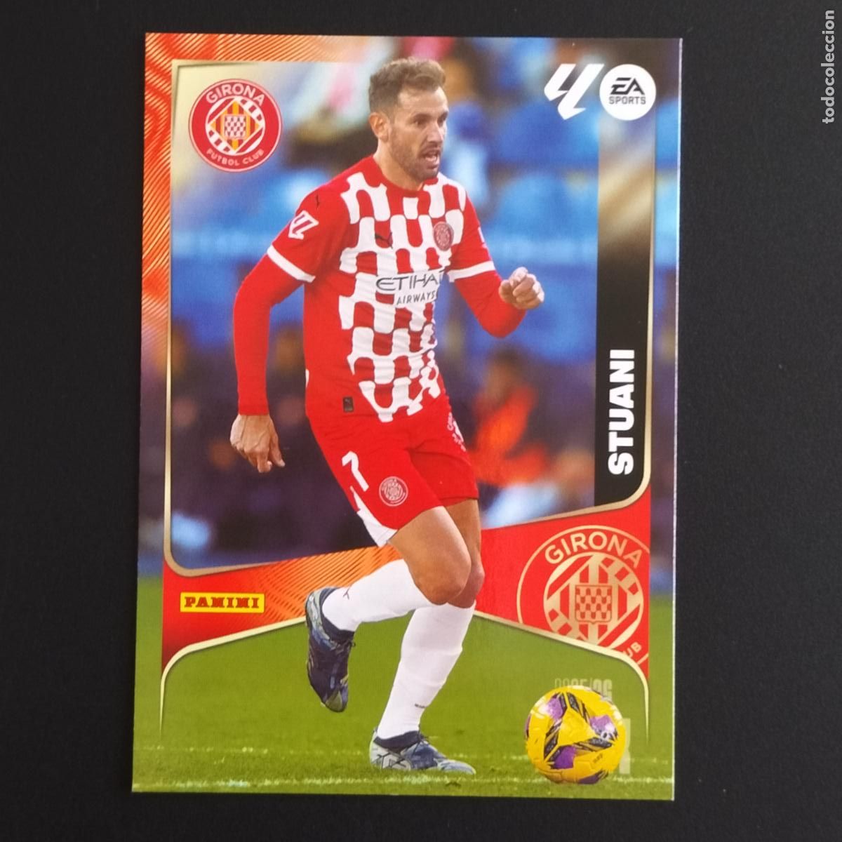 Cromos de F&uacute;tbol: MGK 198 STUANI GIRONA CROMOS MEGACRACKS LIGA FUTBOL 2025 2026 25 26