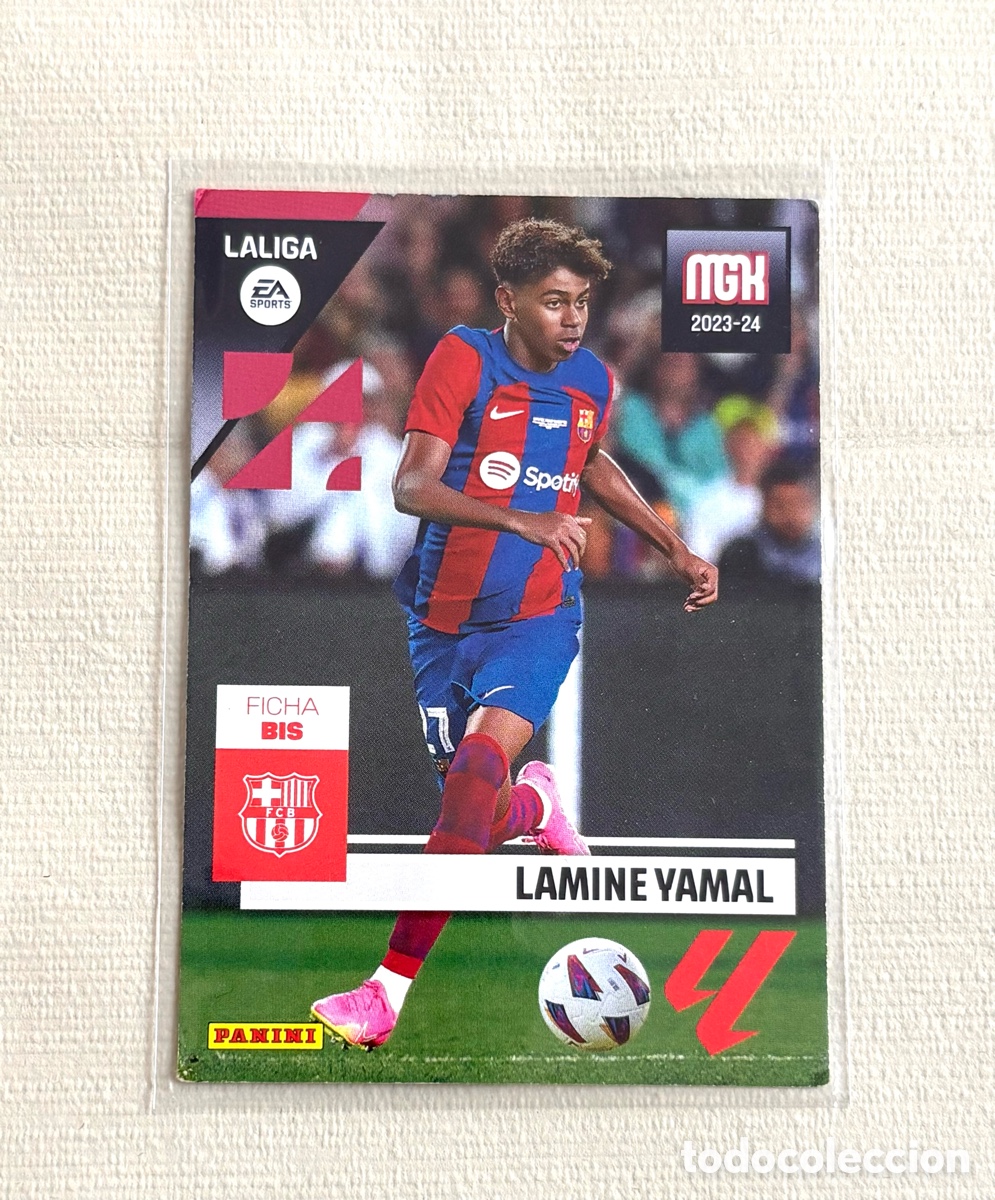 Cromos de F&uacute;tbol: Rookie Lamine Yamal #108BIS 108 bis FC Barcelona Panini Megacracks 2023 2024 23 24