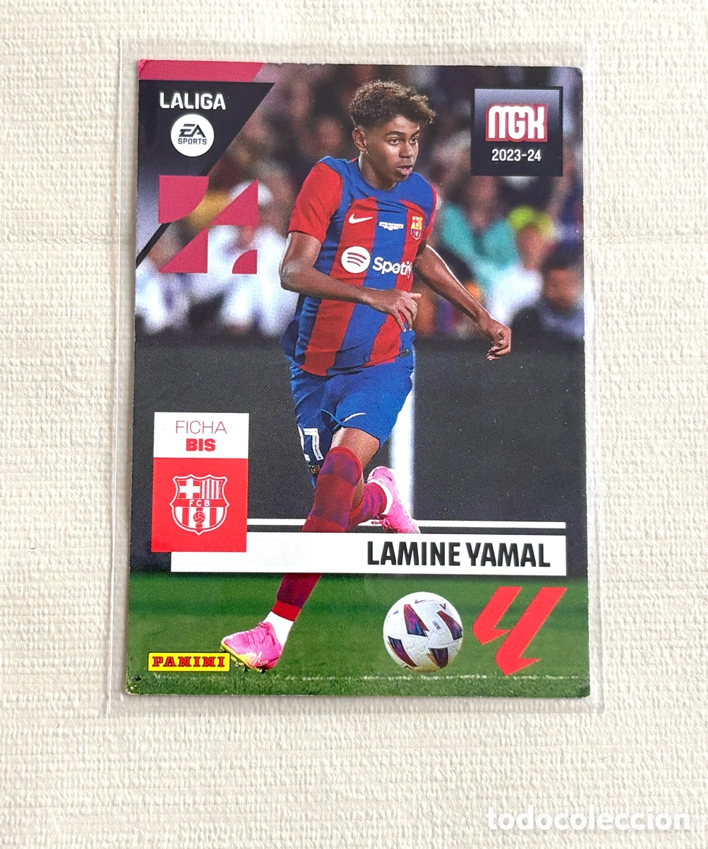 Cartes &agrave; collectionner de Football: Rookie Lamine Yamal #108BIS 108 bis FC Barcelona Panini Megacracks 2023 2024 23 24