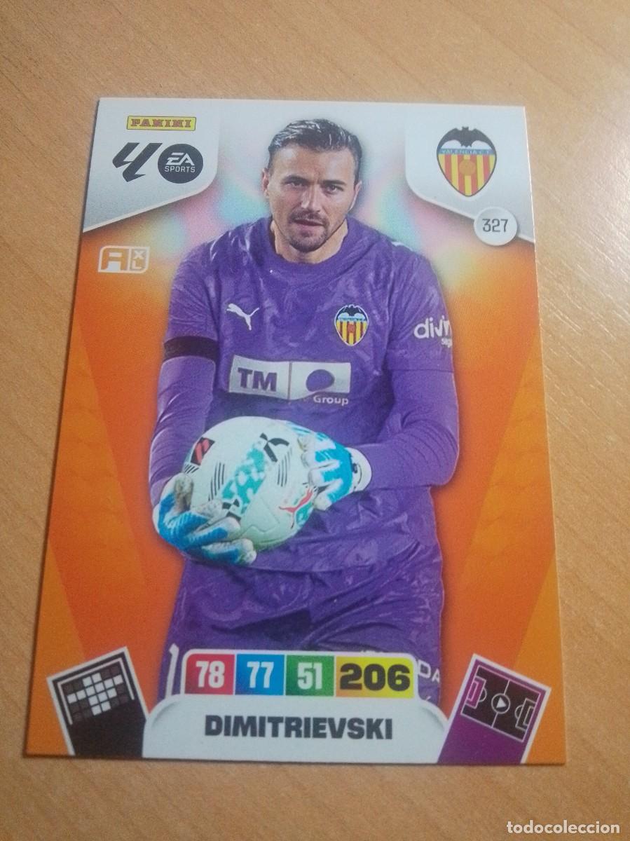 Cromos de F&uacute;tbol: 327 DIMITRIEVSKI PORTERO DEL VALENCIA 25 26 ADRENALYN XL 2025 2026