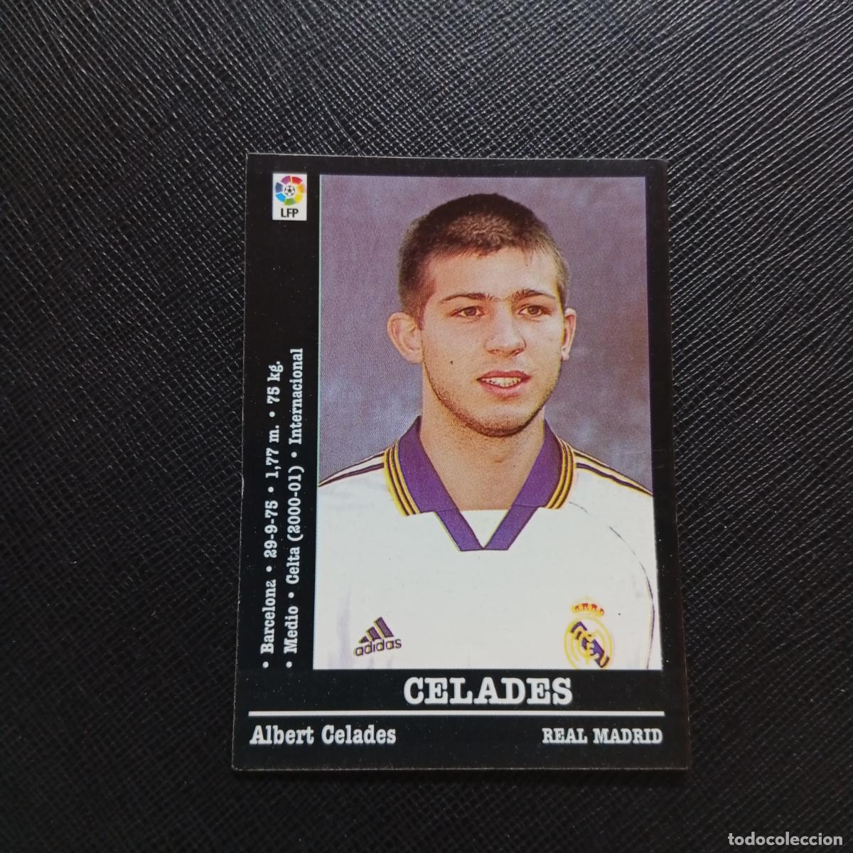 Cromos de F&uacute;tbol: CELADES REAL MADRID PANINI 2000 2001 CROMO FUTBOL 00 01 LIGA - SIN PEGAR - A165 PG280 ULTIMO FICHAJE