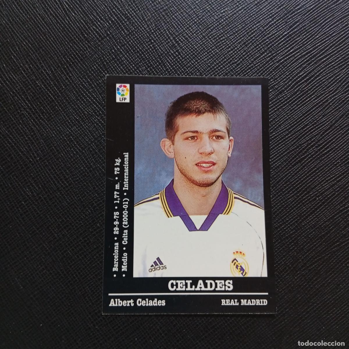 Cromos de F&uacute;tbol: CELADES REAL MADRID PANINI 2000 2001 CROMO FUTBOL 00 01 LIGA - SIN PEGAR A165 PG280 ULTIMO FICHAJE B