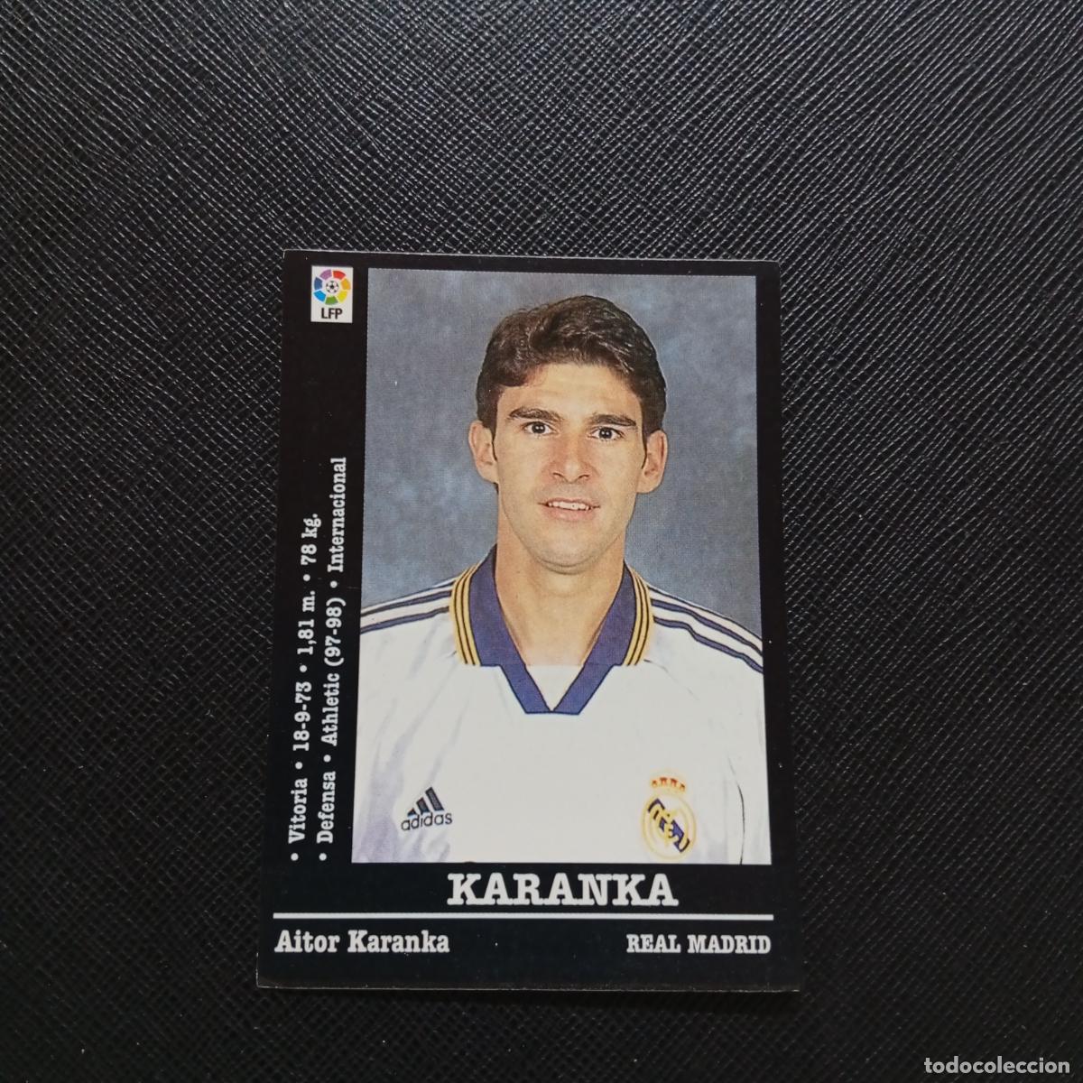 Cromos de F&uacute;tbol: 74 KARANKA REAL MADRID PANINI 2000 2001 CROMO FUTBOL 00 01 LIGA - SIN PEGAR - A165 PG280