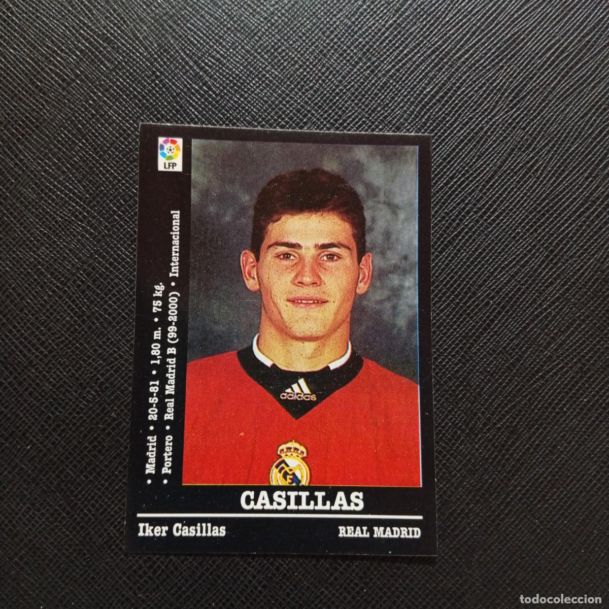 Cromos de F&uacute;tbol: 70 IKER CASILLAS REAL MADRID PANINI 2000 2001 CROMO FUTBOL 00 01 LIGA - SIN PEGAR - A165 PG289