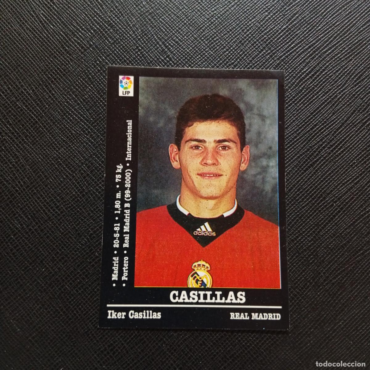 Cromos de F&uacute;tbol: 70 IKER CASILLAS REAL MADRID PANINI 2000 2001 CROMO FUTBOL 00 01 LIGA - SIN PEGAR - A165 PG289 B