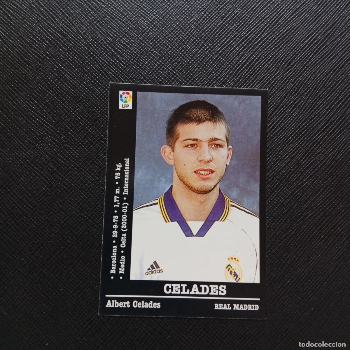 Cromos de F&uacute;tbol: CELADES REAL MADRID PANINI 2000 2001 CROMO FUTBOL 00 01 LIGA - SIN PEGAR - A165 PG289 ULTIMO FICHAJE