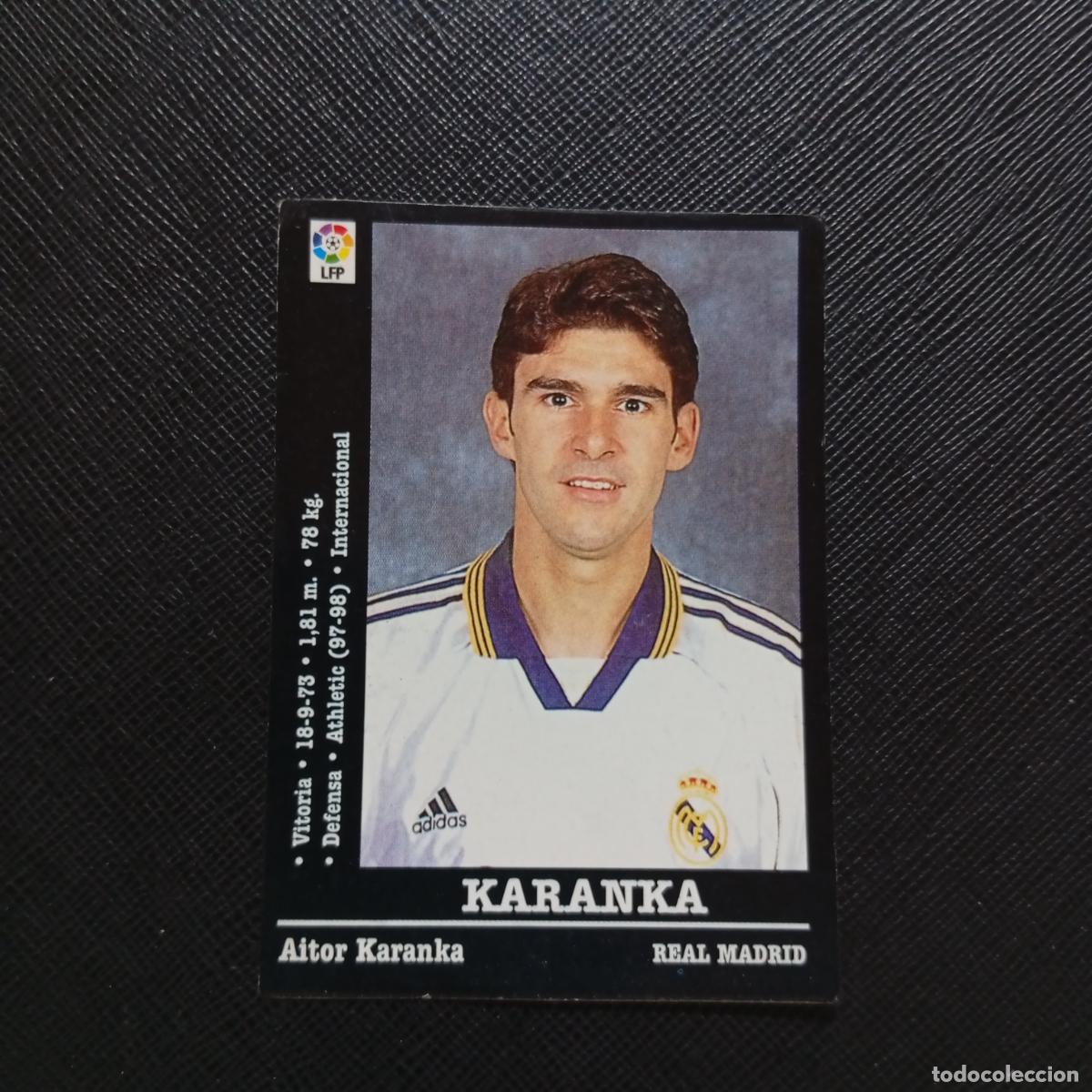 Cromos de F&uacute;tbol: 74 KARANKA REAL MADRID PANINI 2000 2001 CROMO FUTBOL 00 01 LIGA - SIN PEGAR - A165 PG289