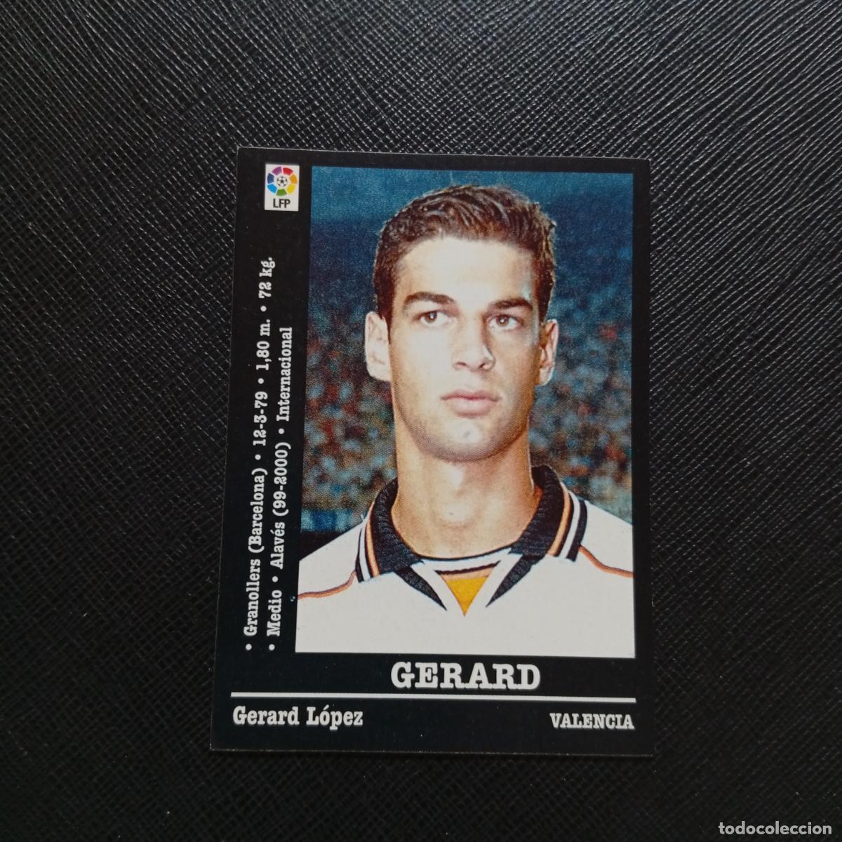 Cromos de F&uacute;tbol: 45 GERARD VALENCIA PANINI 2000 2001 CROMO FUTBOL 00 01 LIGA - SIN PEGAR - A165 PG280