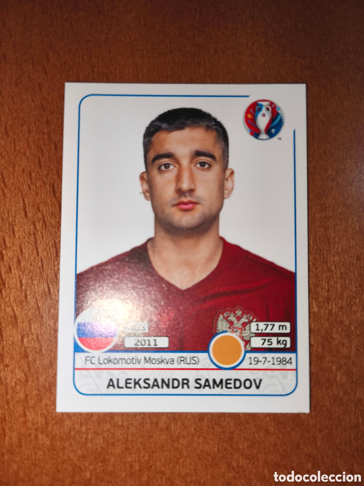 Figurine di Calcio: Aleksandr Samedov n&deg;172 UEFA Euro 2016 Russia